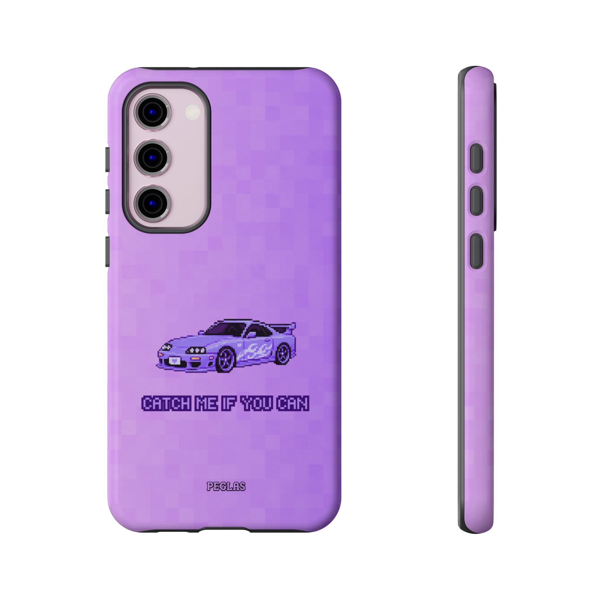 Purple Sports Car Phone Case — "Catch Me If You Can" Tough Phone Case