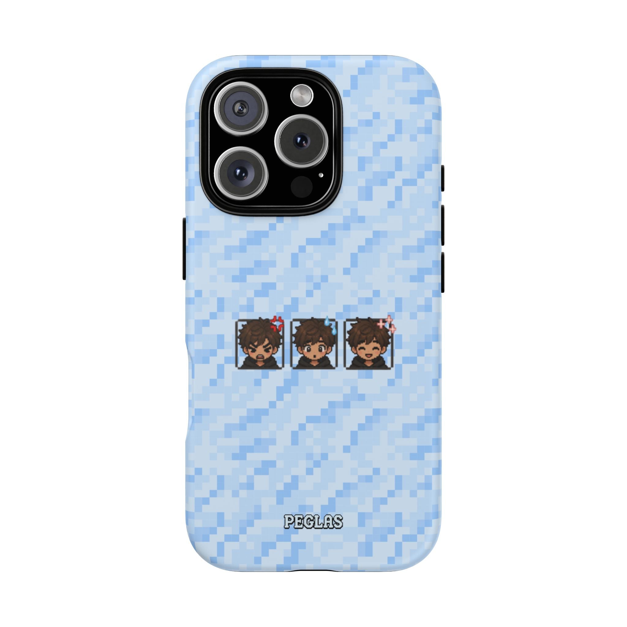 Blue Boy Emojis Blue Tough Phone Case