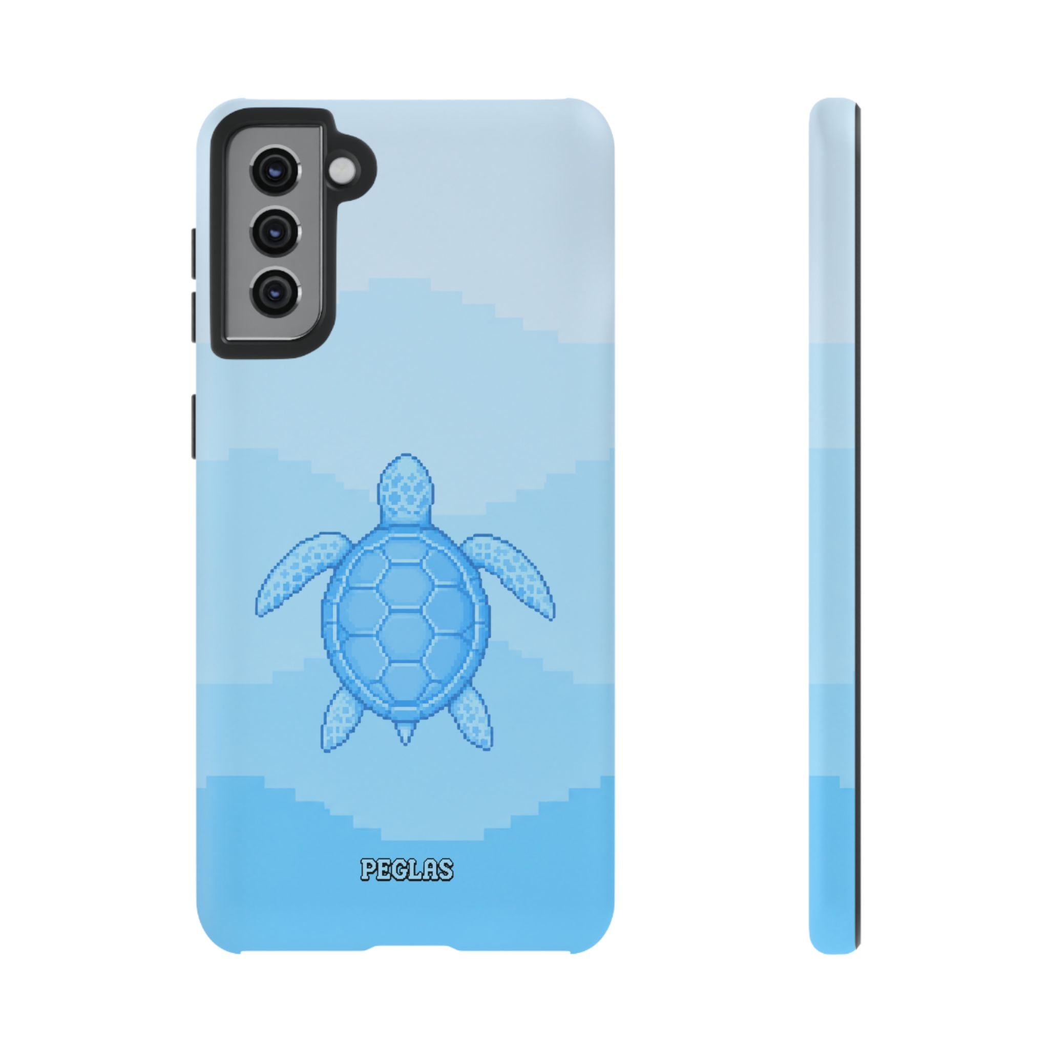 Ocean Blue Sea Turtle Phone Case — Cute Coastal iPhone Protective Cover