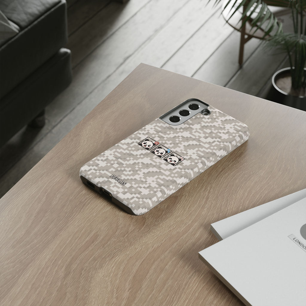 Pixel Panda Emojis Tough Phone Case