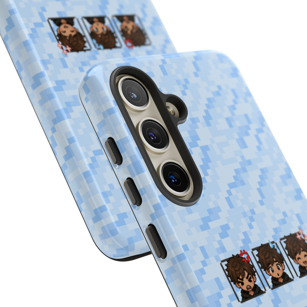 Blue Boy Emojis Blue Tough Phone Case