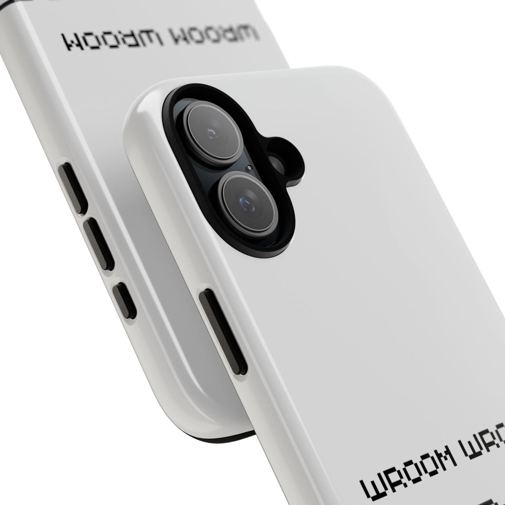 Retro Pixel Cars Phone Case — "Wroom Wroom" Tough Phone Cover