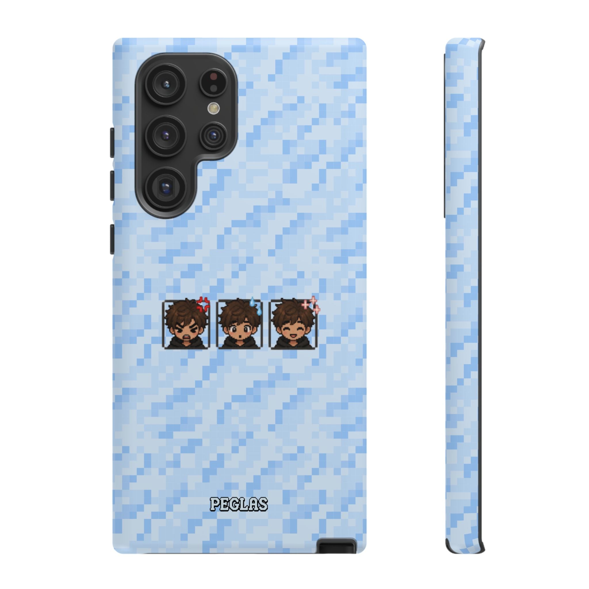 Blue Boy Emojis Blue Tough Phone Case