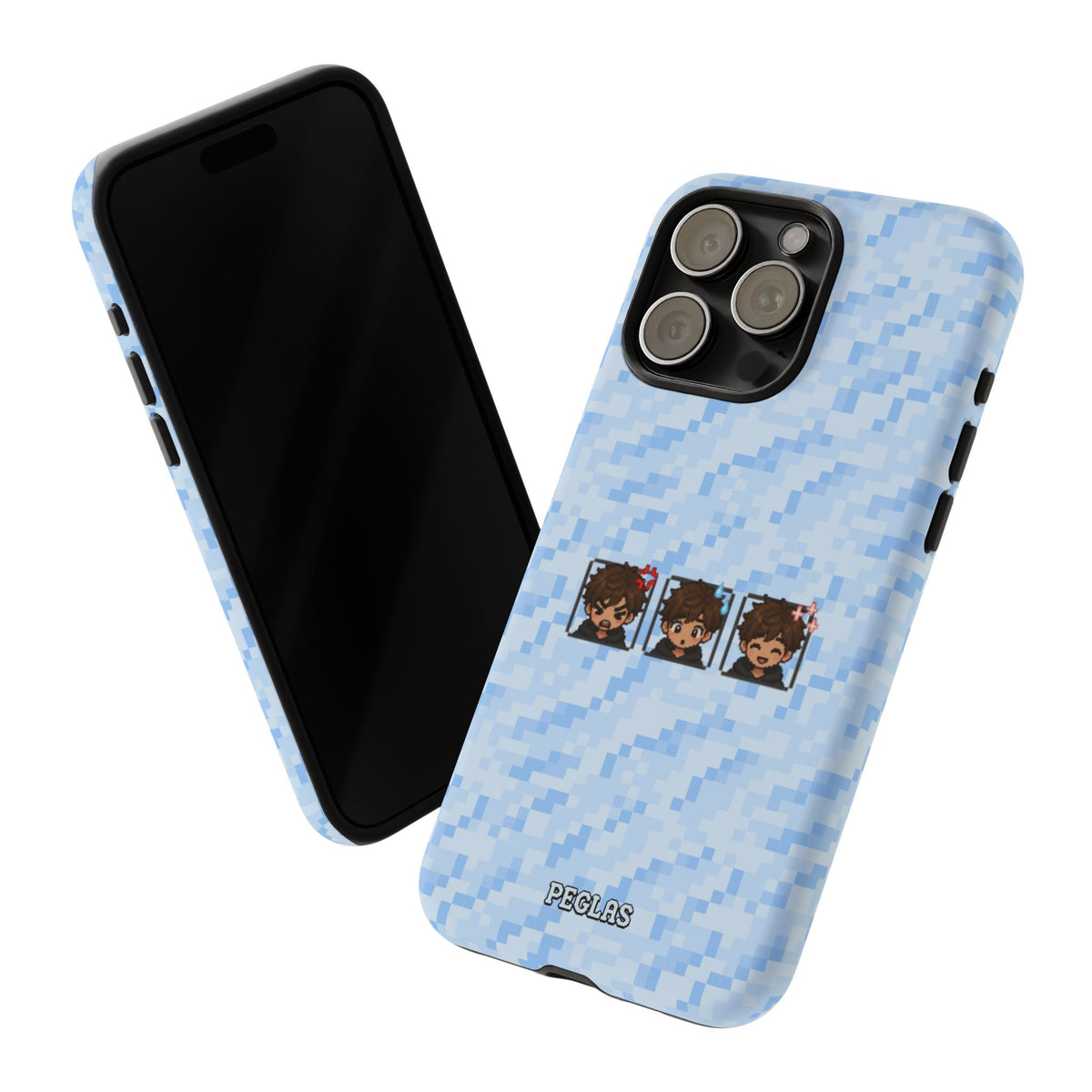 Blue Boy Emojis Blue Tough Phone Case