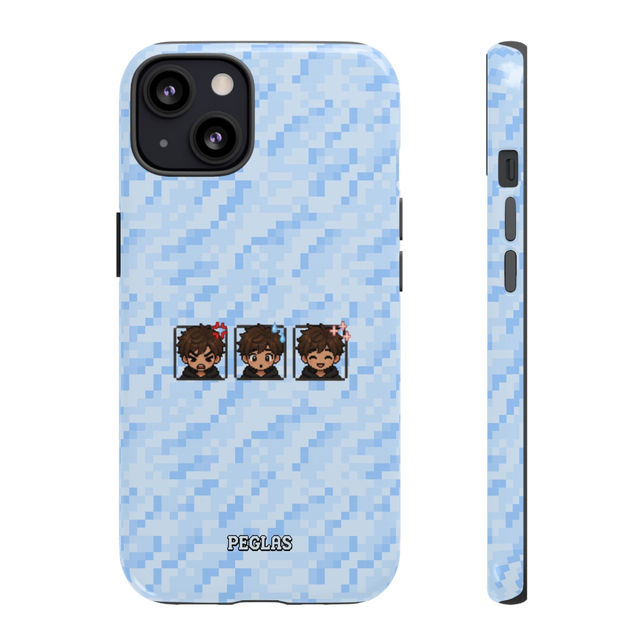Blue Boy Emojis Blue Tough Phone Case