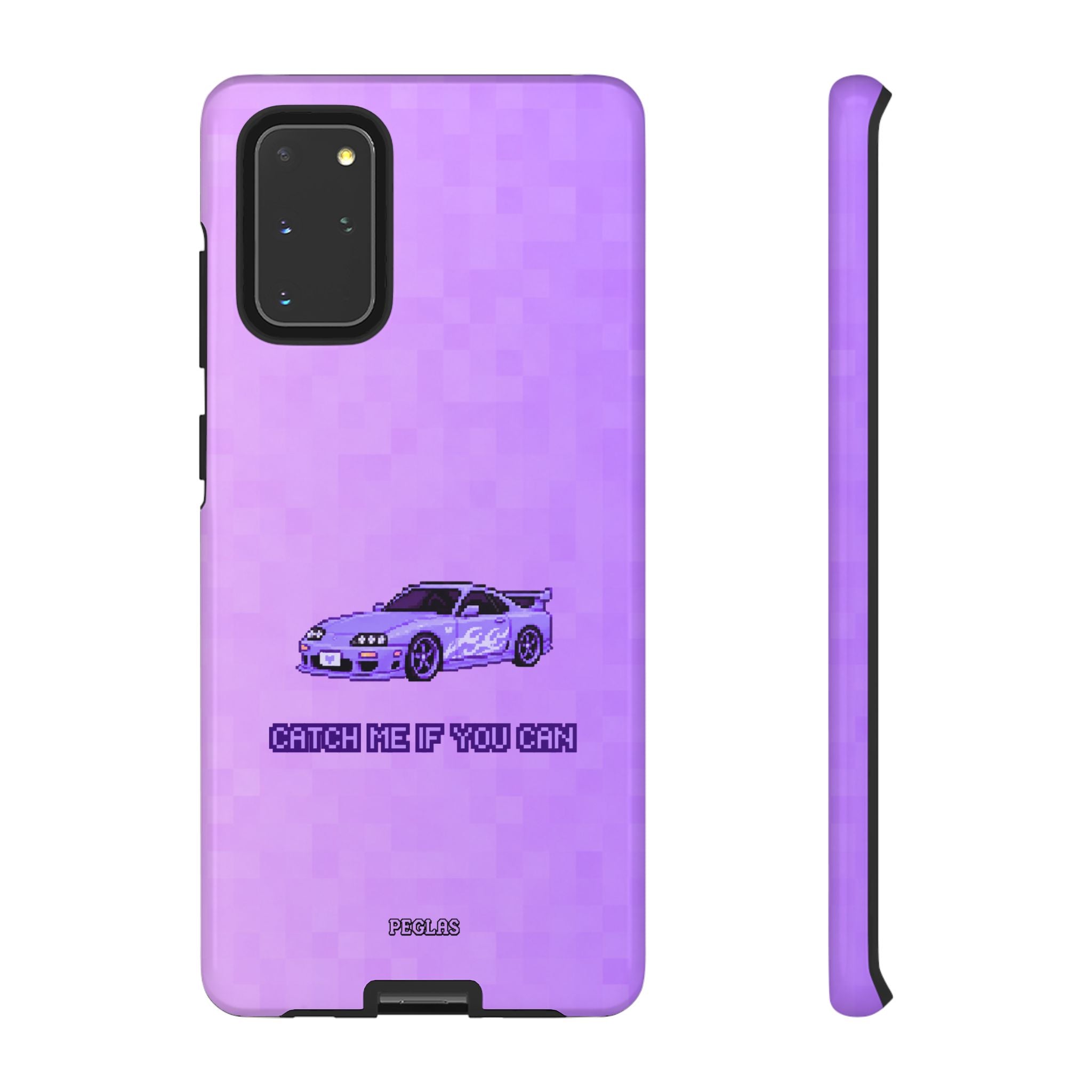 Purple Sports Car Phone Case — "Catch Me If You Can" Tough Phone Case