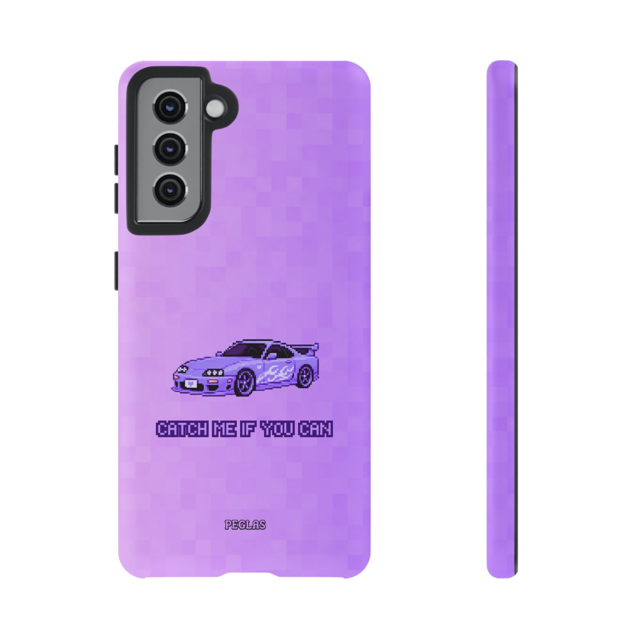 Purple Sports Car Phone Case — "Catch Me If You Can" Tough Phone Case