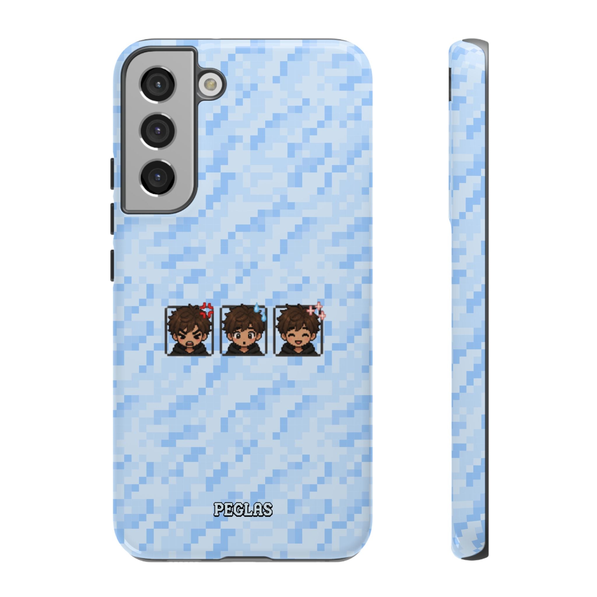 Blue Boy Emojis Blue Tough Phone Case