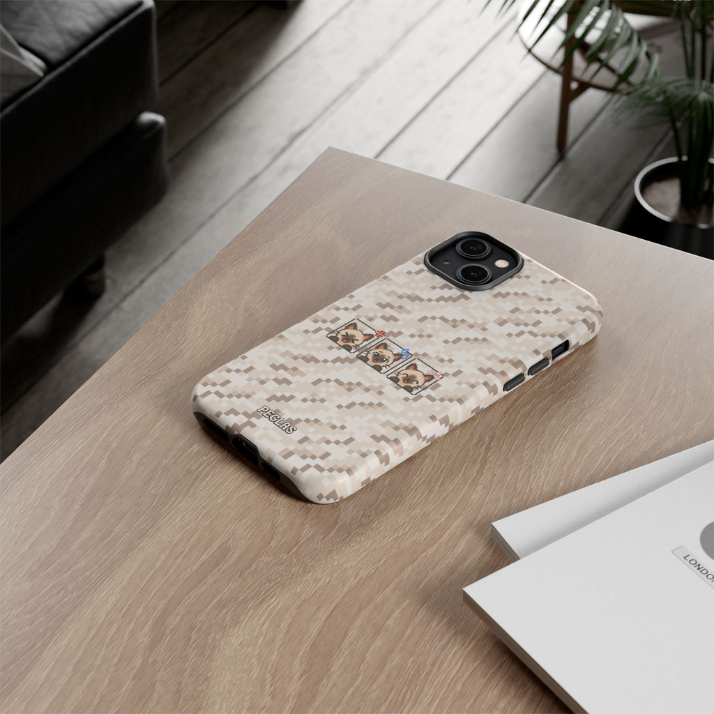 Pixel Cat Emojis Tough Phone Case