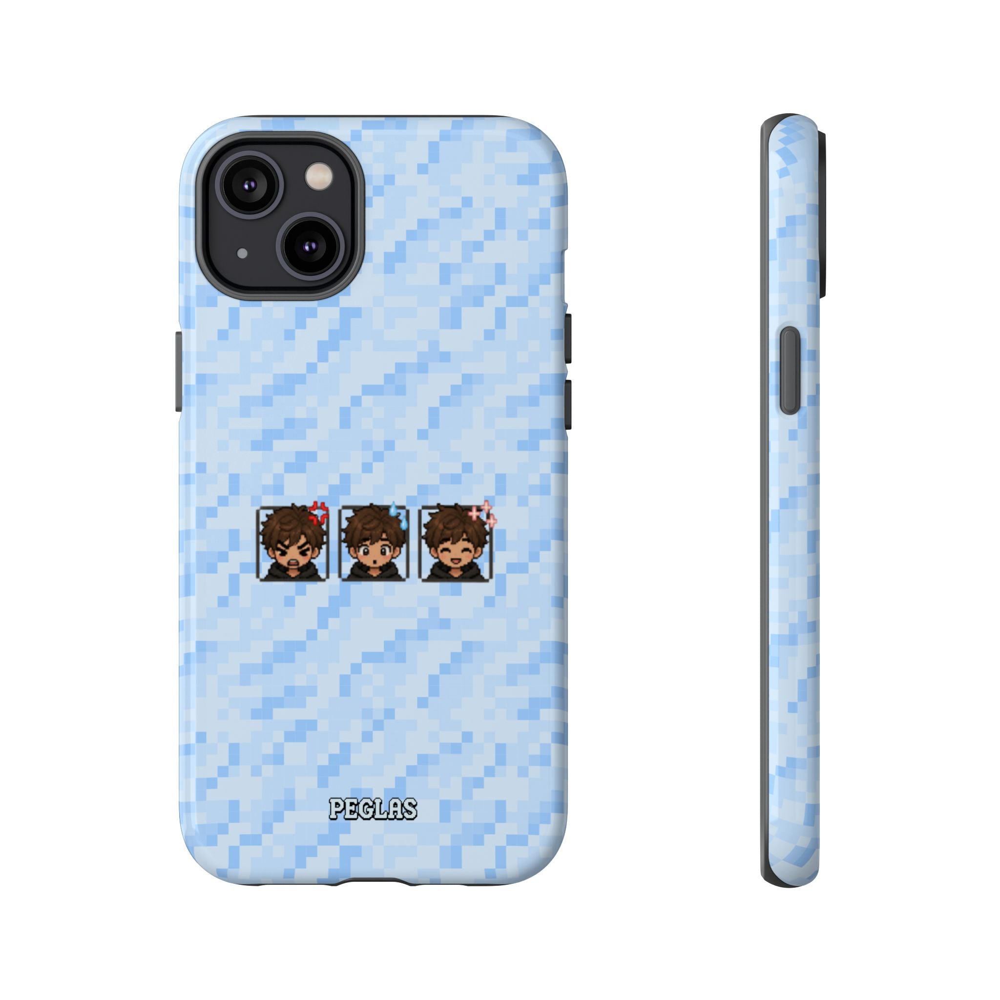 Blue Boy Emojis Blue Tough Phone Case