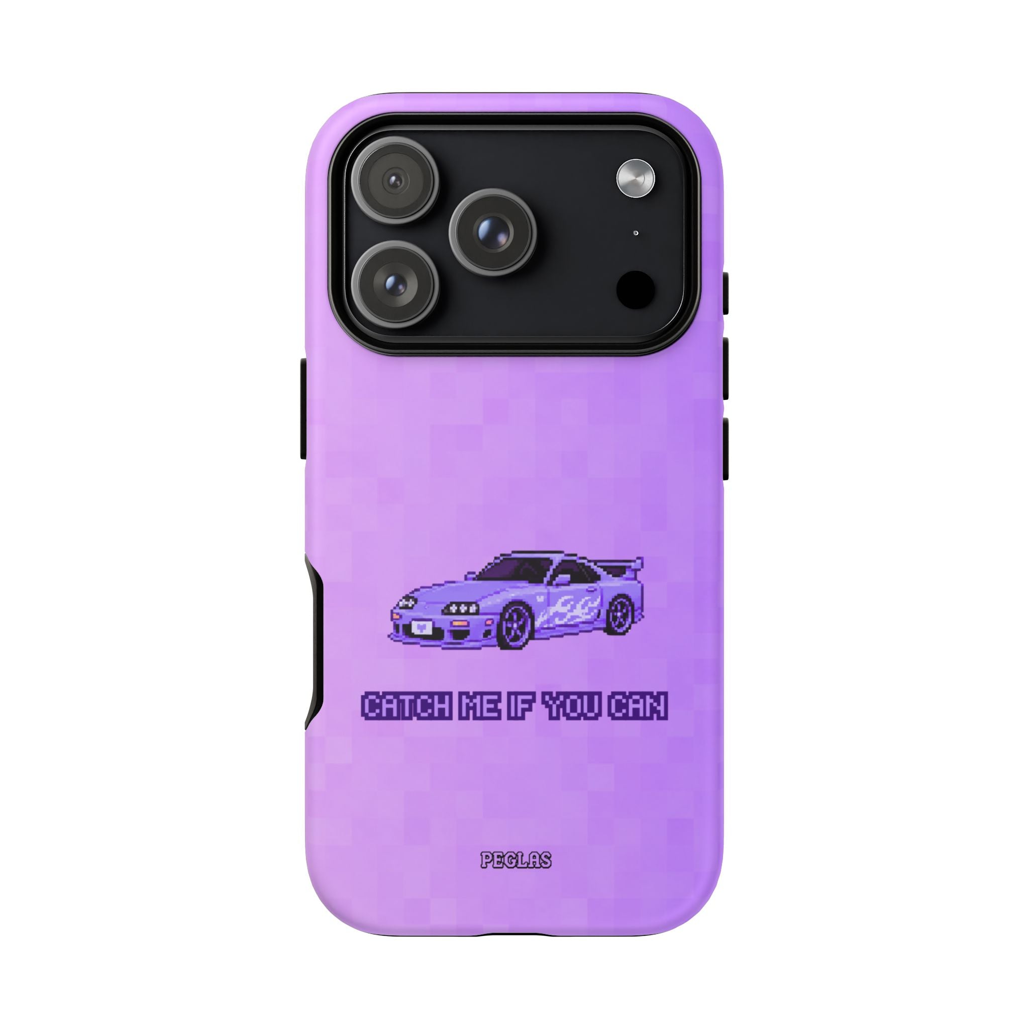 Purple Sports Car Phone Case — "Catch Me If You Can" Tough Phone Case
