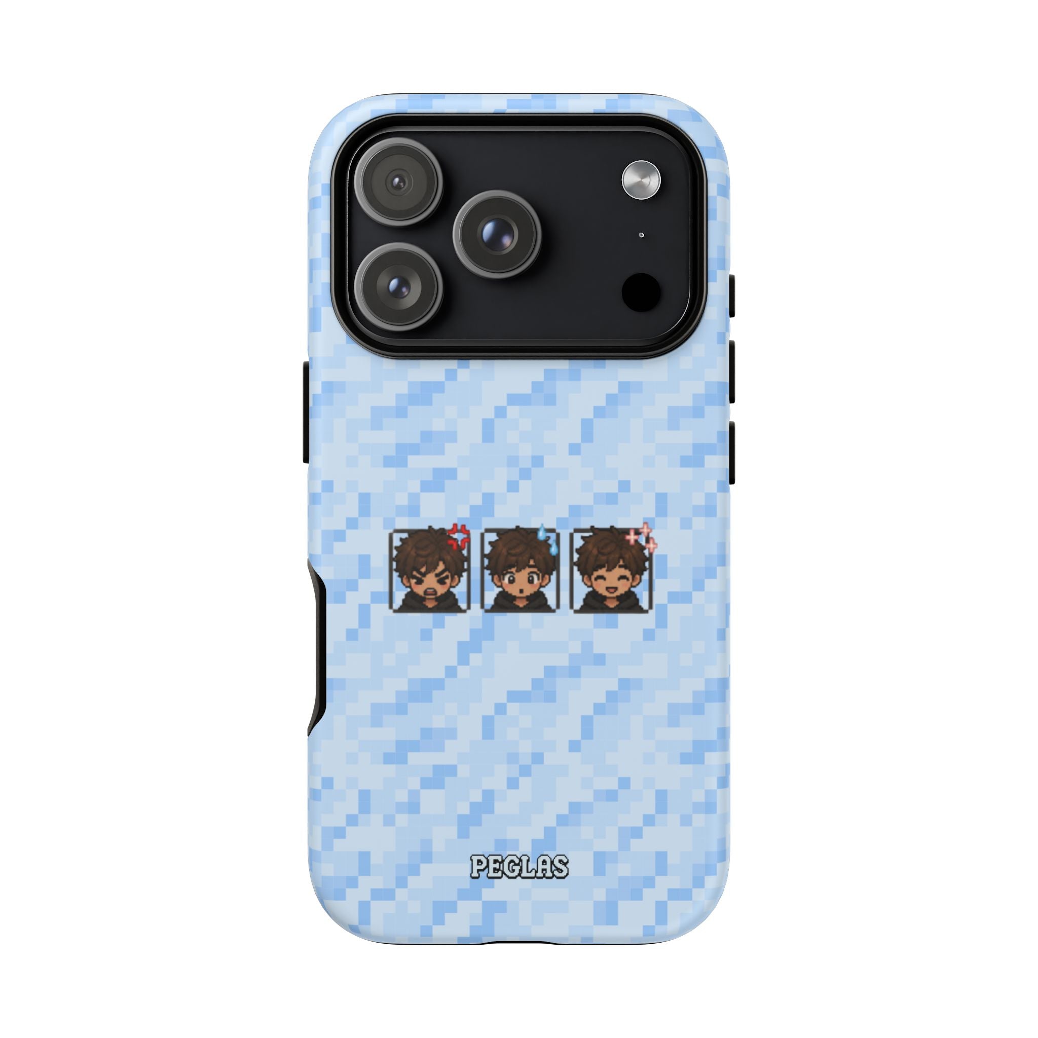 Blue Boy Emojis Blue Tough Phone Case