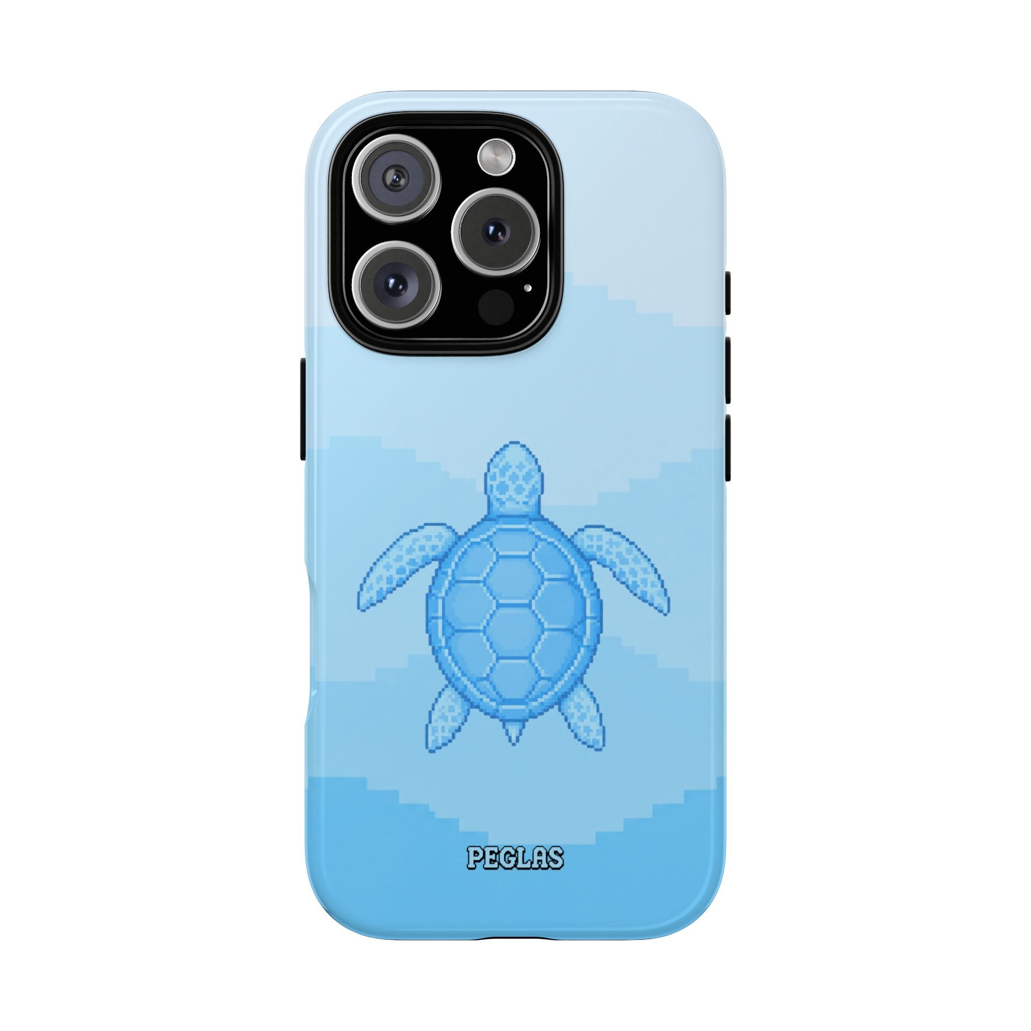 Ocean Blue Sea Turtle Phone Case — Cute Coastal iPhone Protective Cover