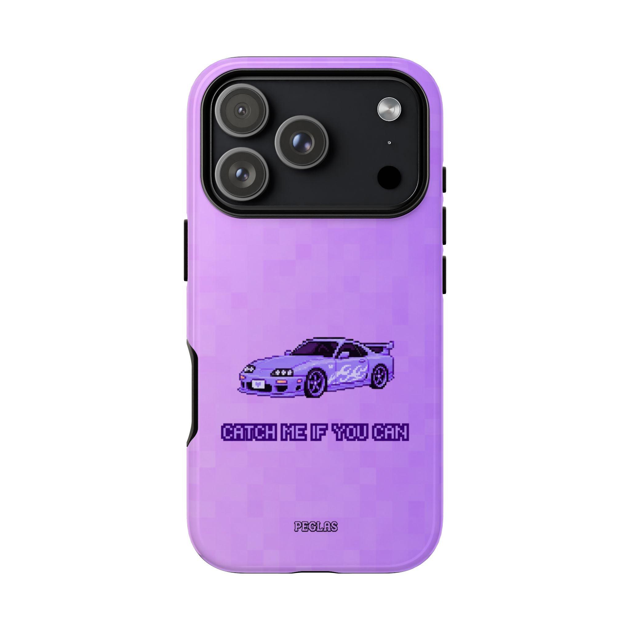 Purple Sports Car Phone Case — "Catch Me If You Can" Tough Phone Case