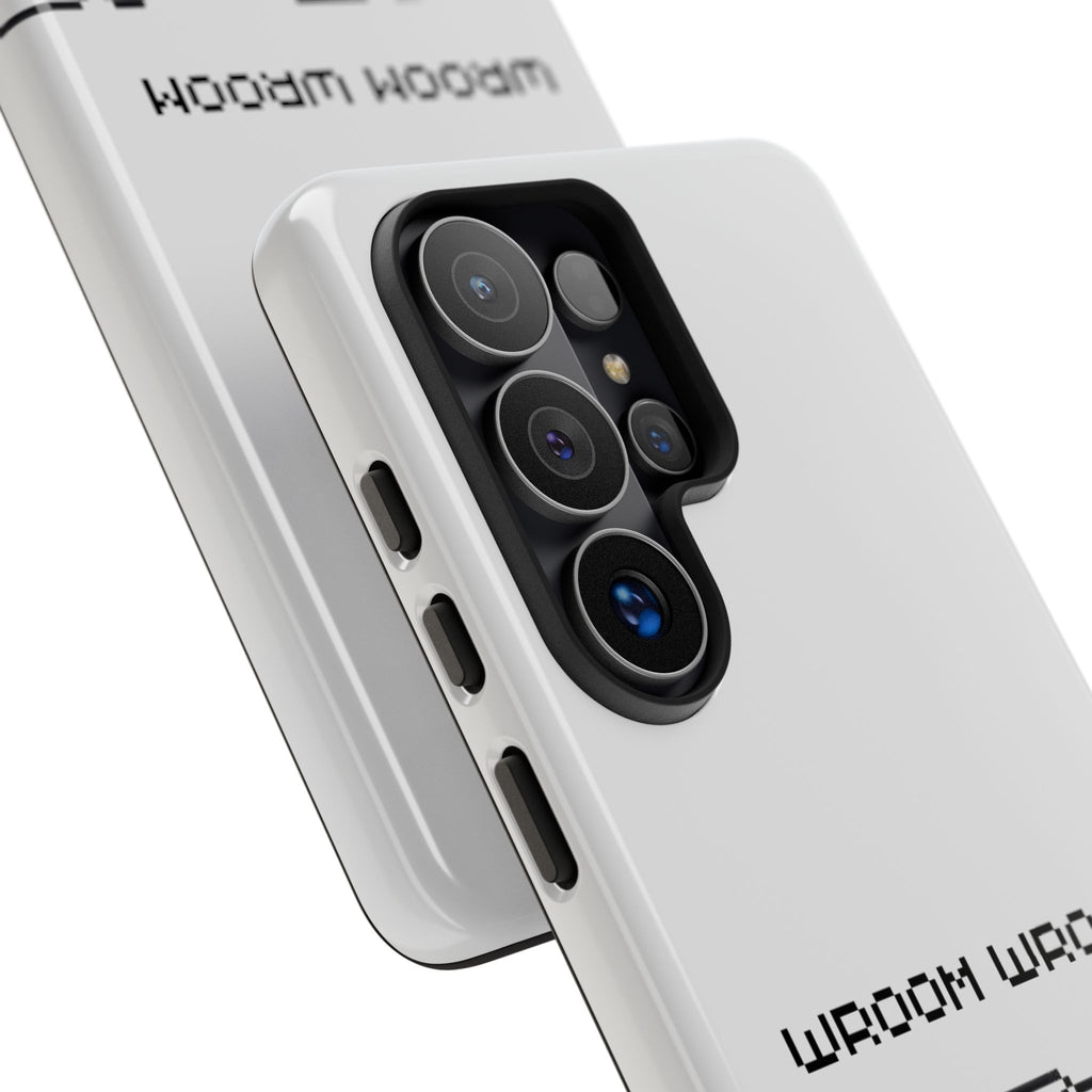 Retro Pixel Cars Phone Case — "Wroom Wroom" Tough Phone Cover