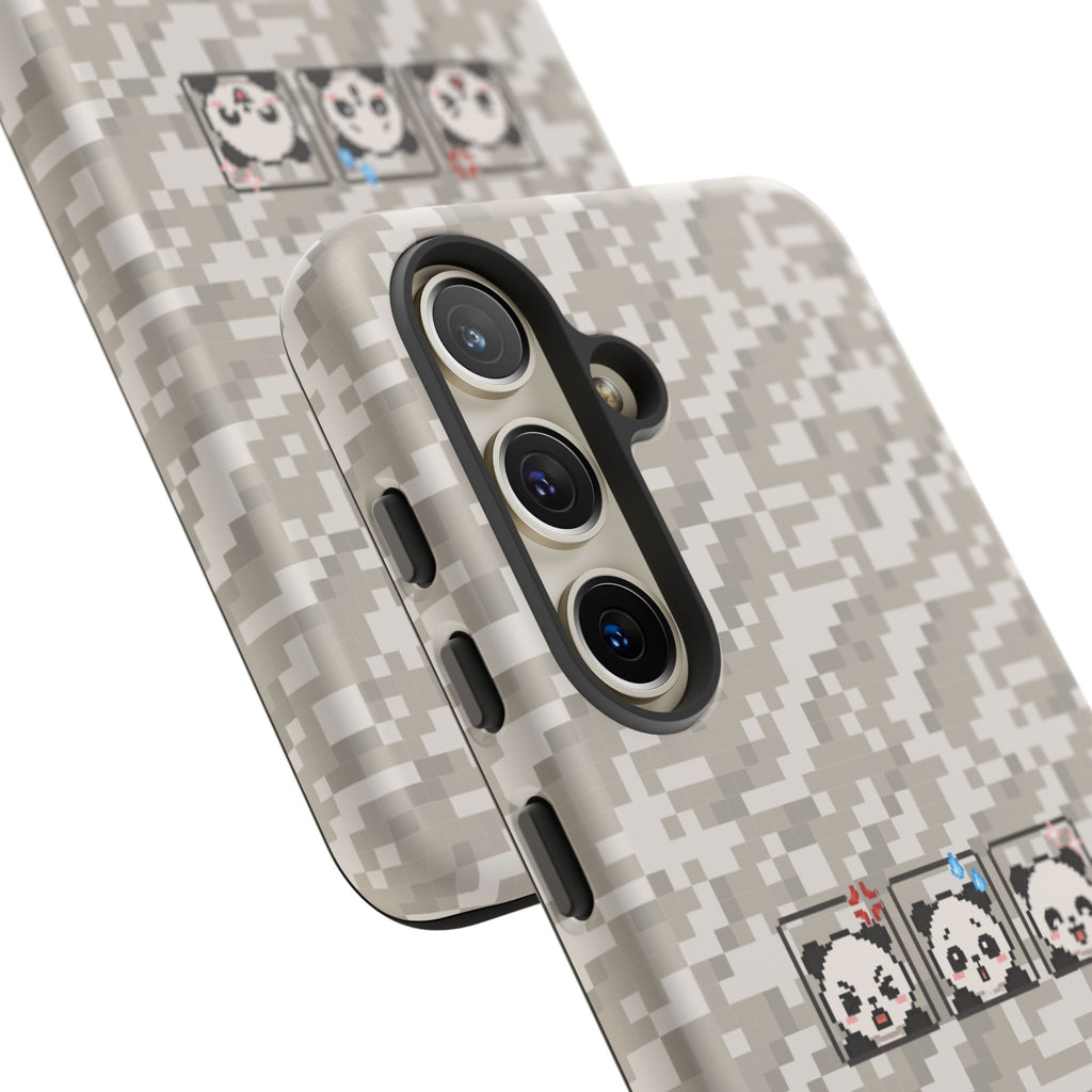 Pixel Panda Emojis Tough Phone Case