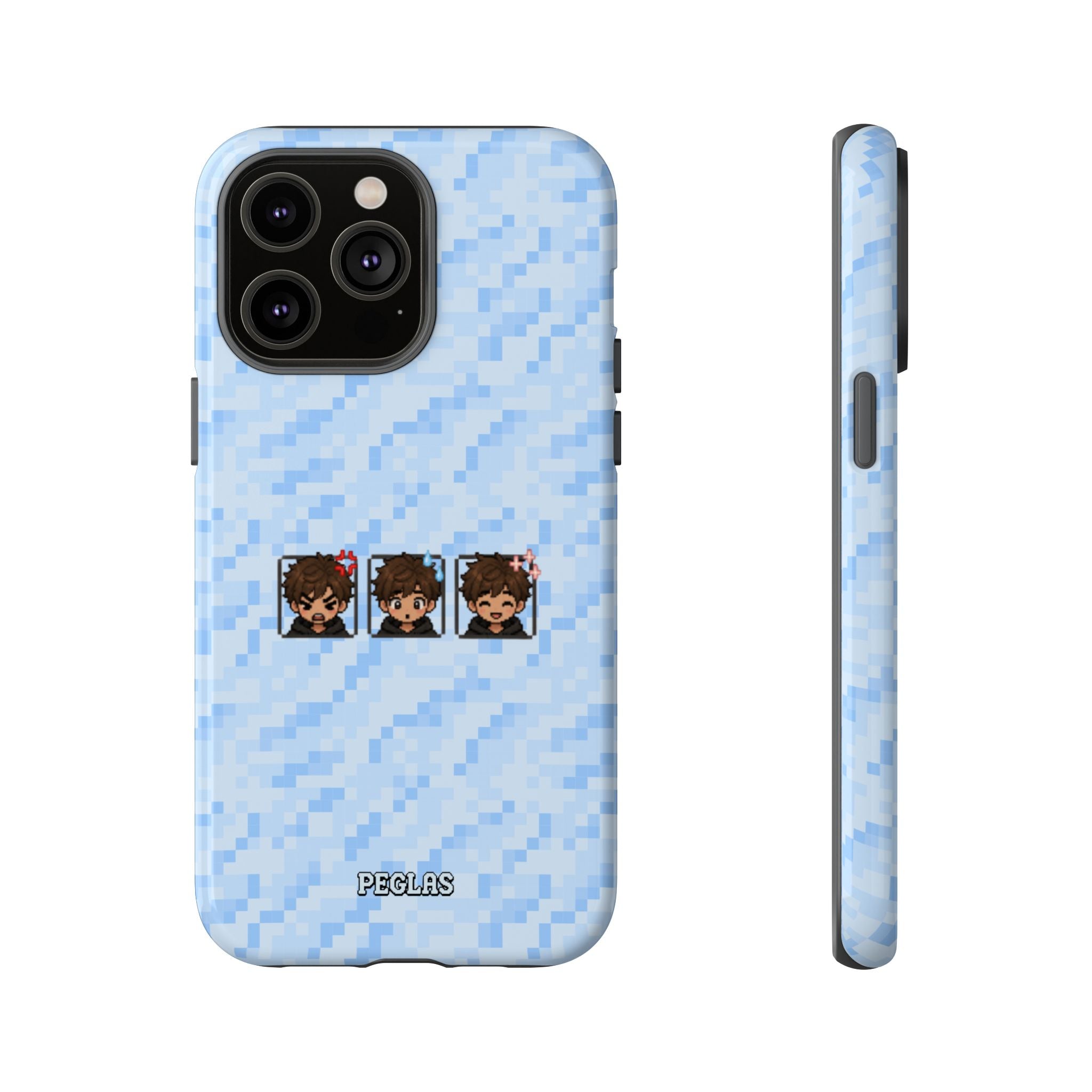 Blue Boy Emojis Blue Tough Phone Case