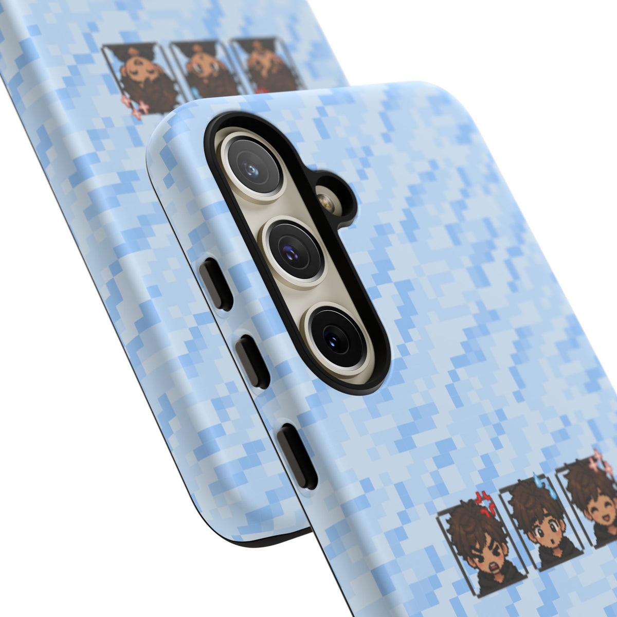 Blue Boy Emojis Blue Tough Phone Case
