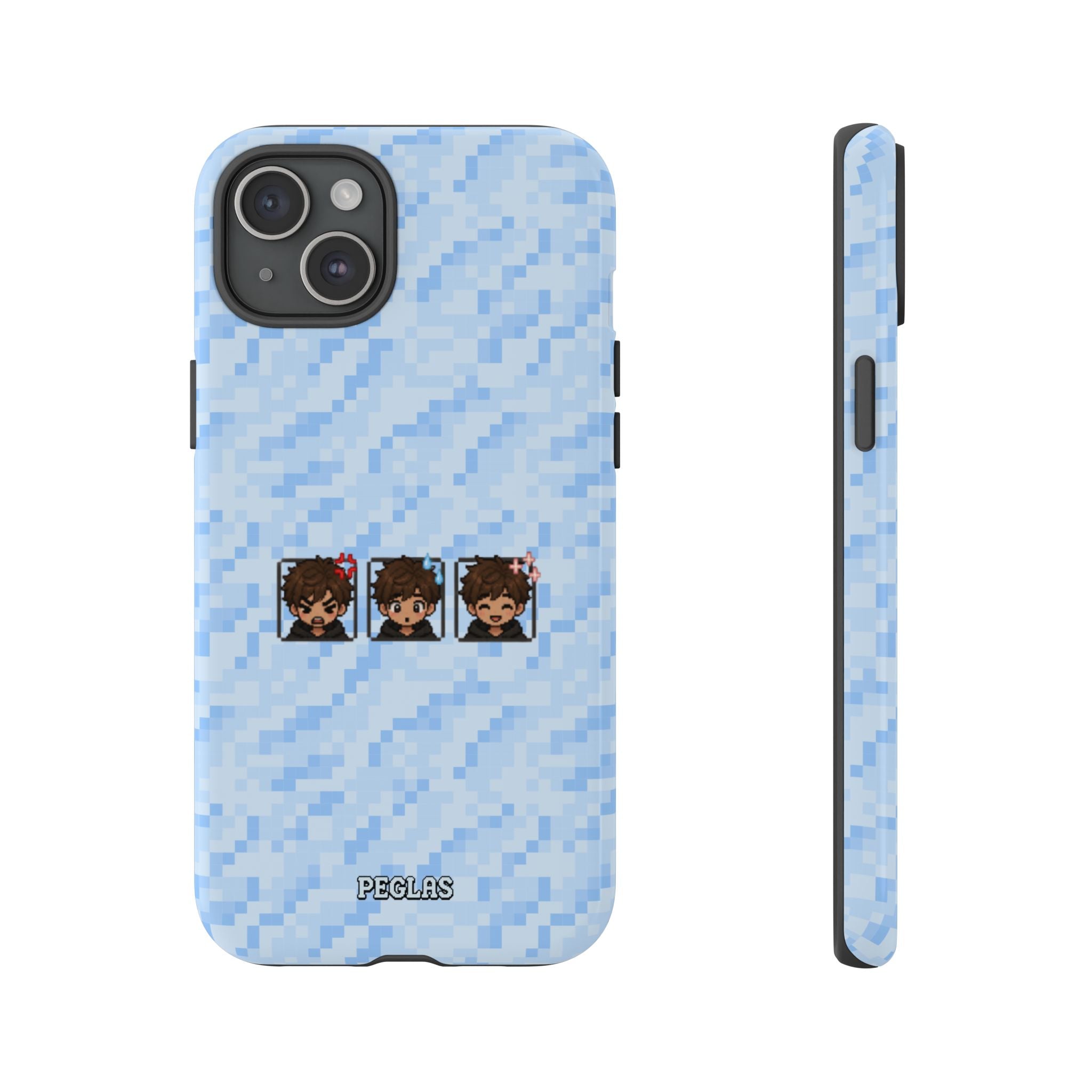 Blue Boy Emojis Blue Tough Phone Case