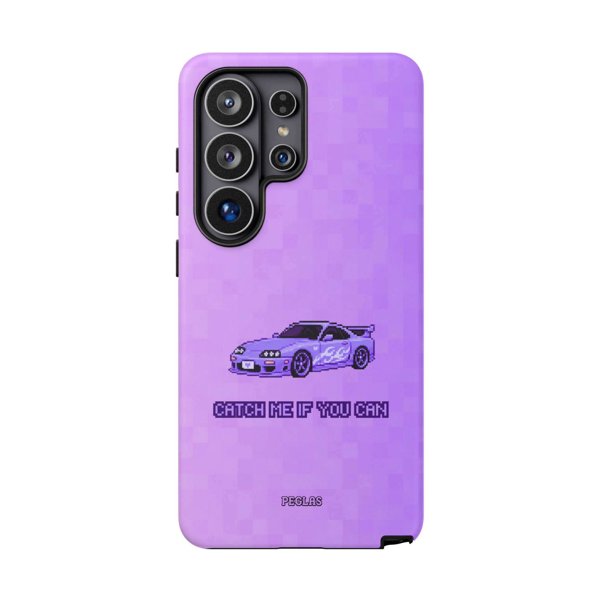 Purple Sports Car Phone Case — "Catch Me If You Can" Tough Phone Case
