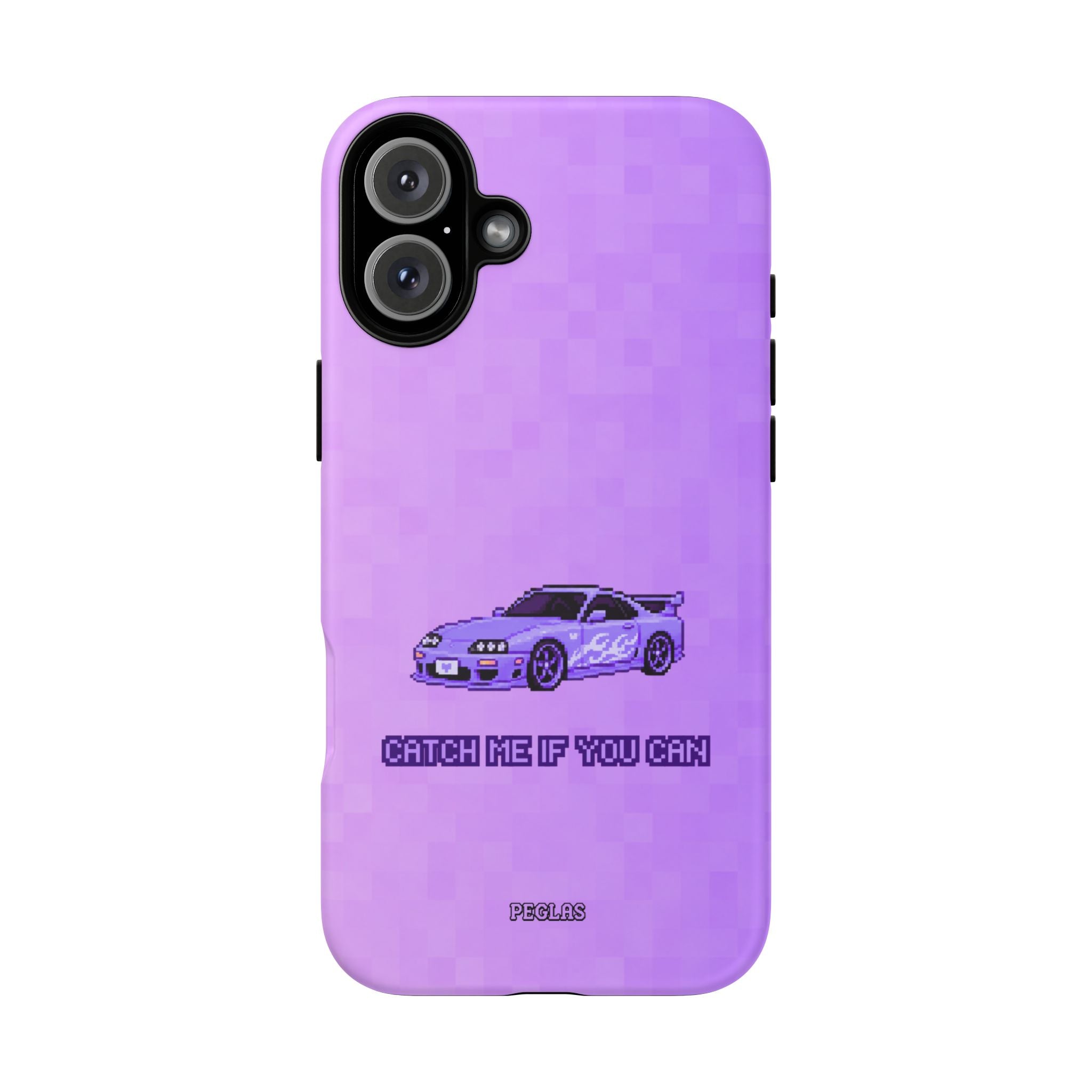 Purple Sports Car Phone Case — "Catch Me If You Can" Tough Phone Case