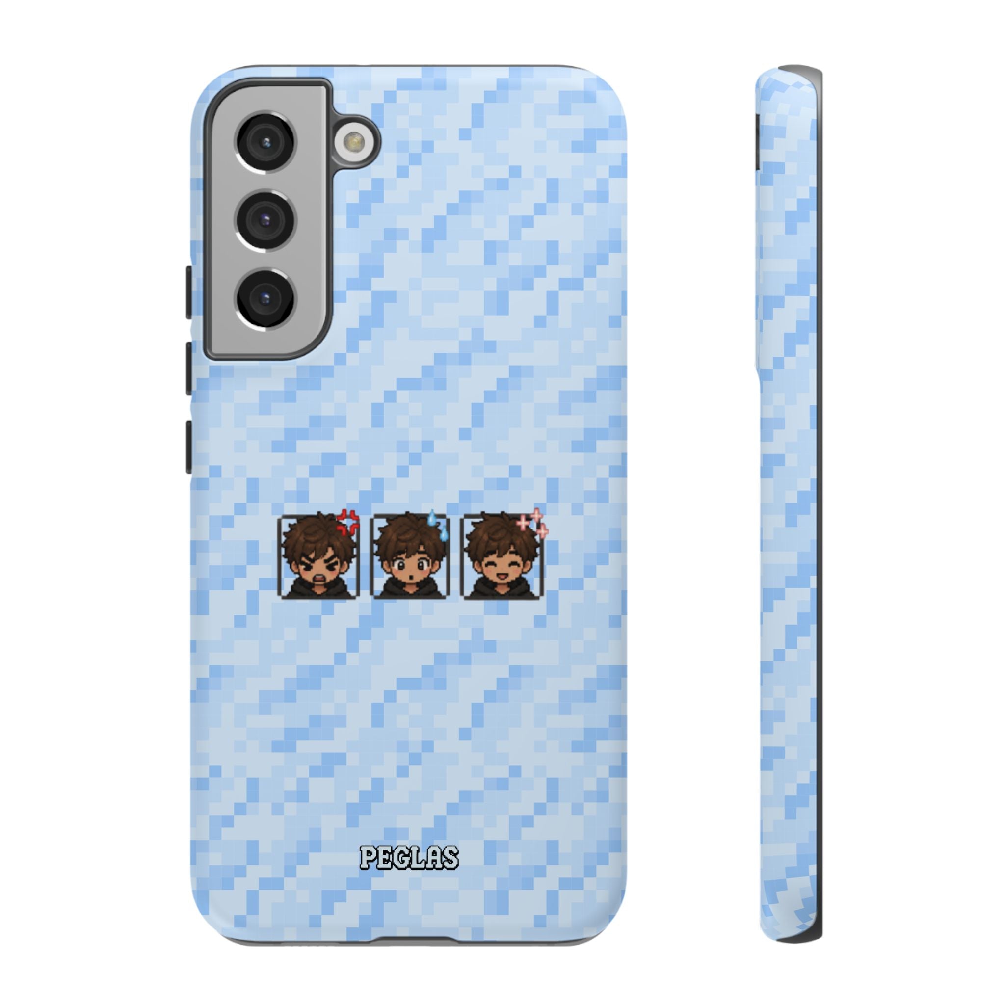 Blue Boy Emojis Blue Tough Phone Case
