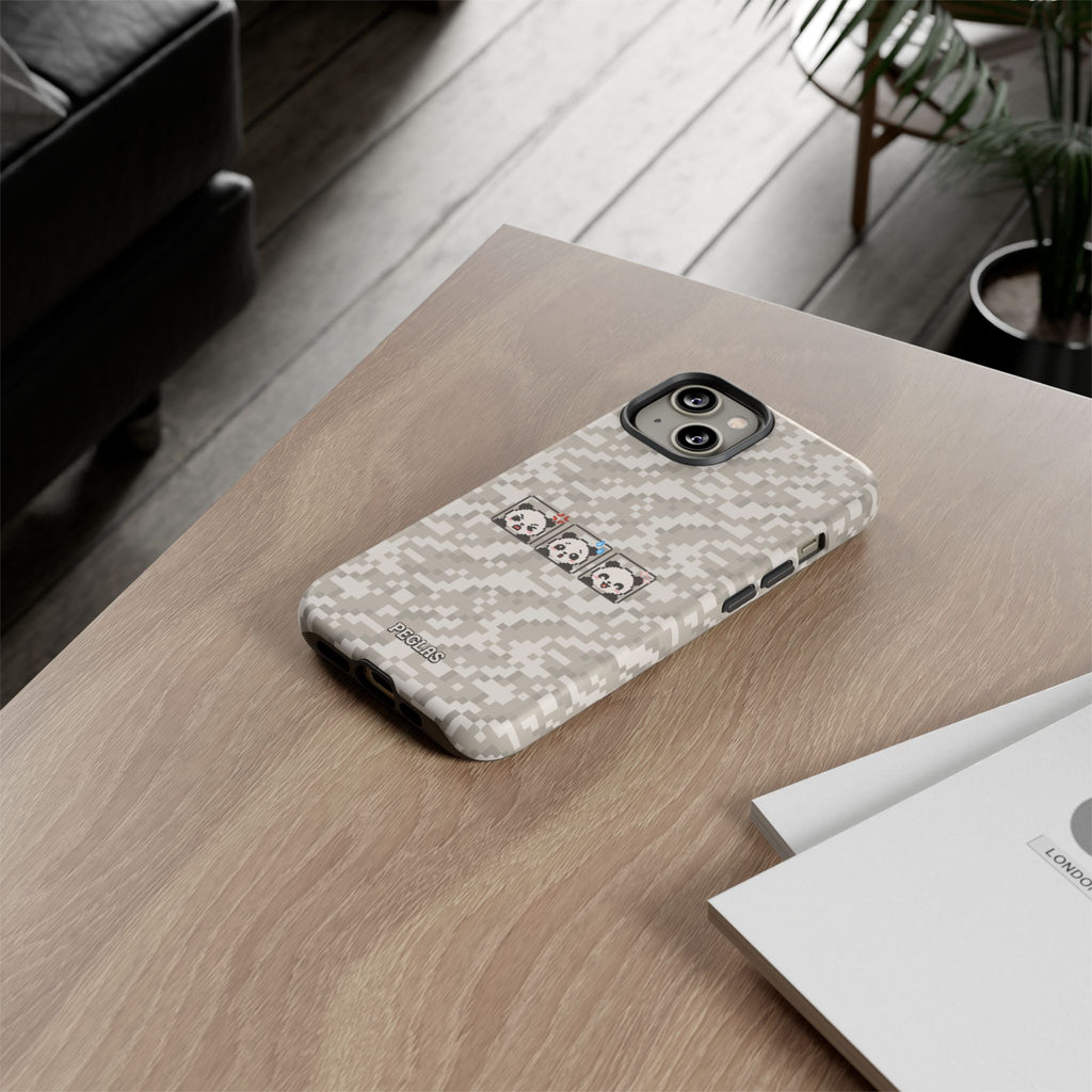 Pixel Panda Emojis Tough Phone Case