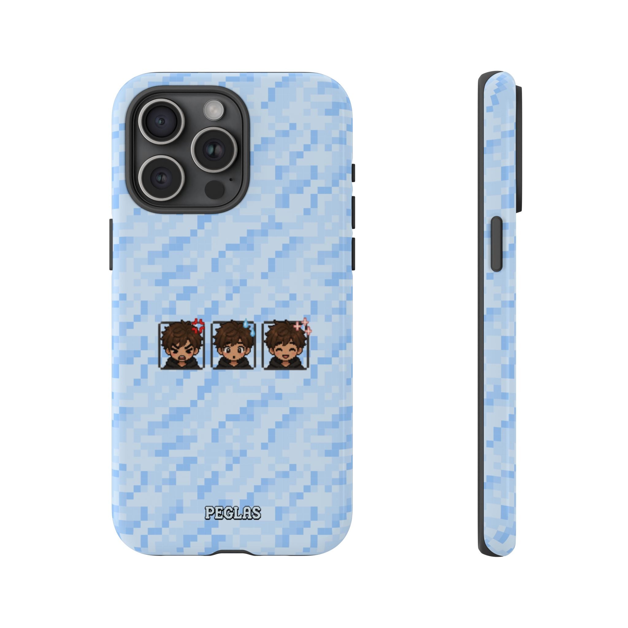 Blue Boy Emojis Blue Tough Phone Case