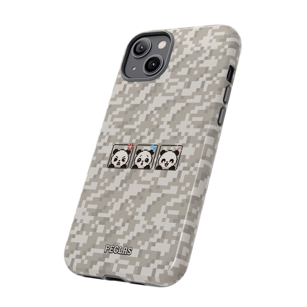 Pixel Panda Emojis Tough Phone Case