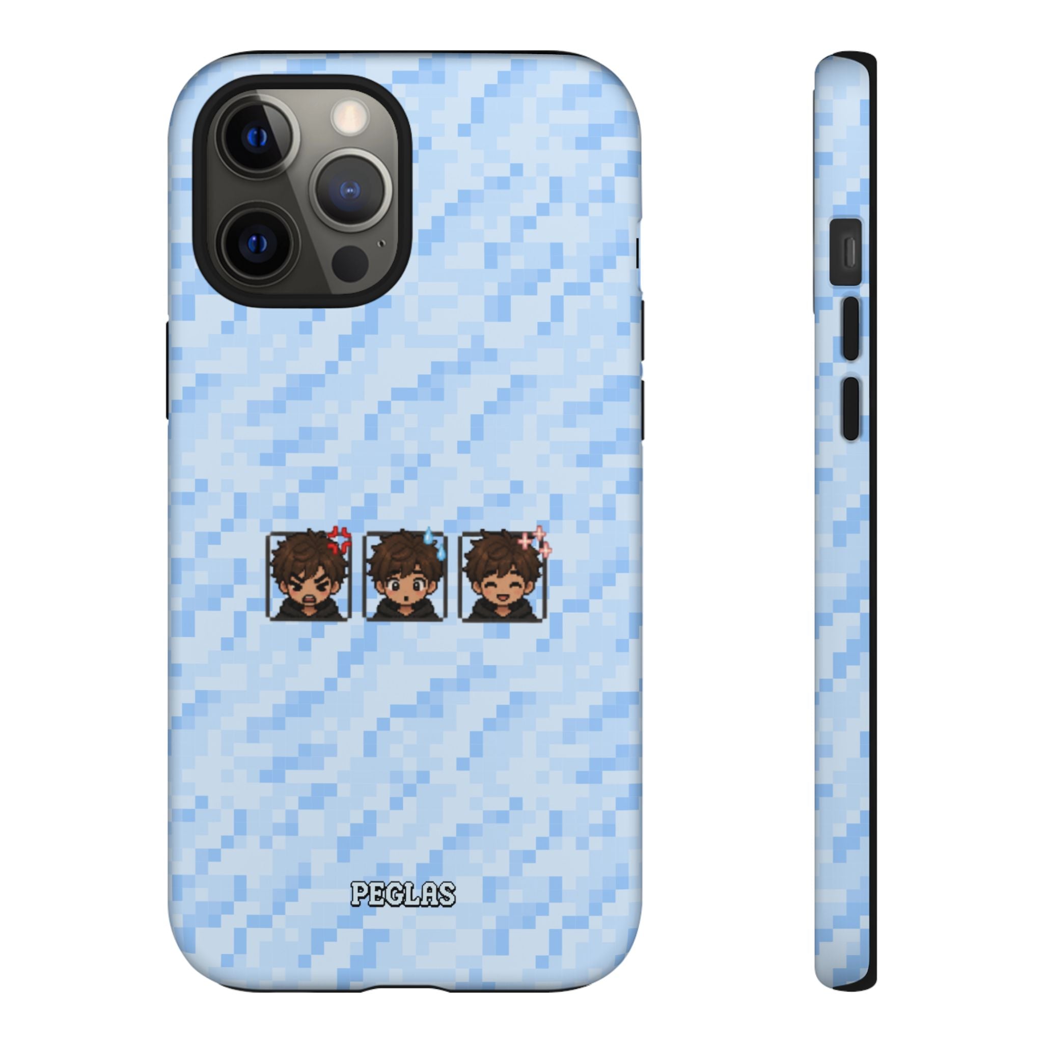 Blue Boy Emojis Blue Tough Phone Case