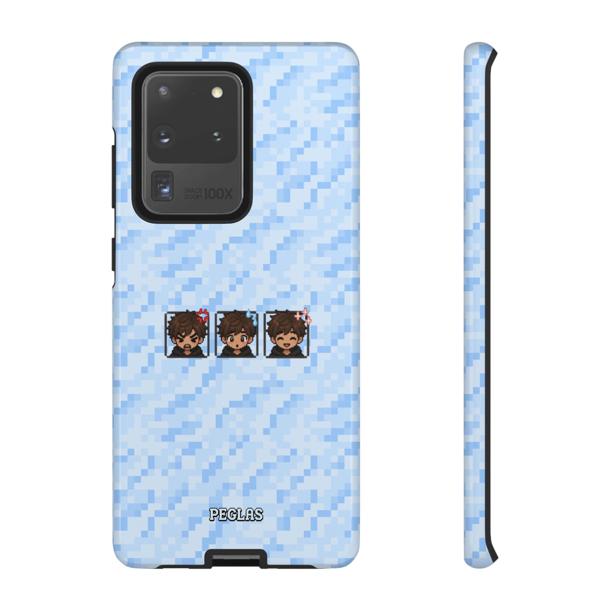 Blue Boy Emojis Blue Tough Phone Case