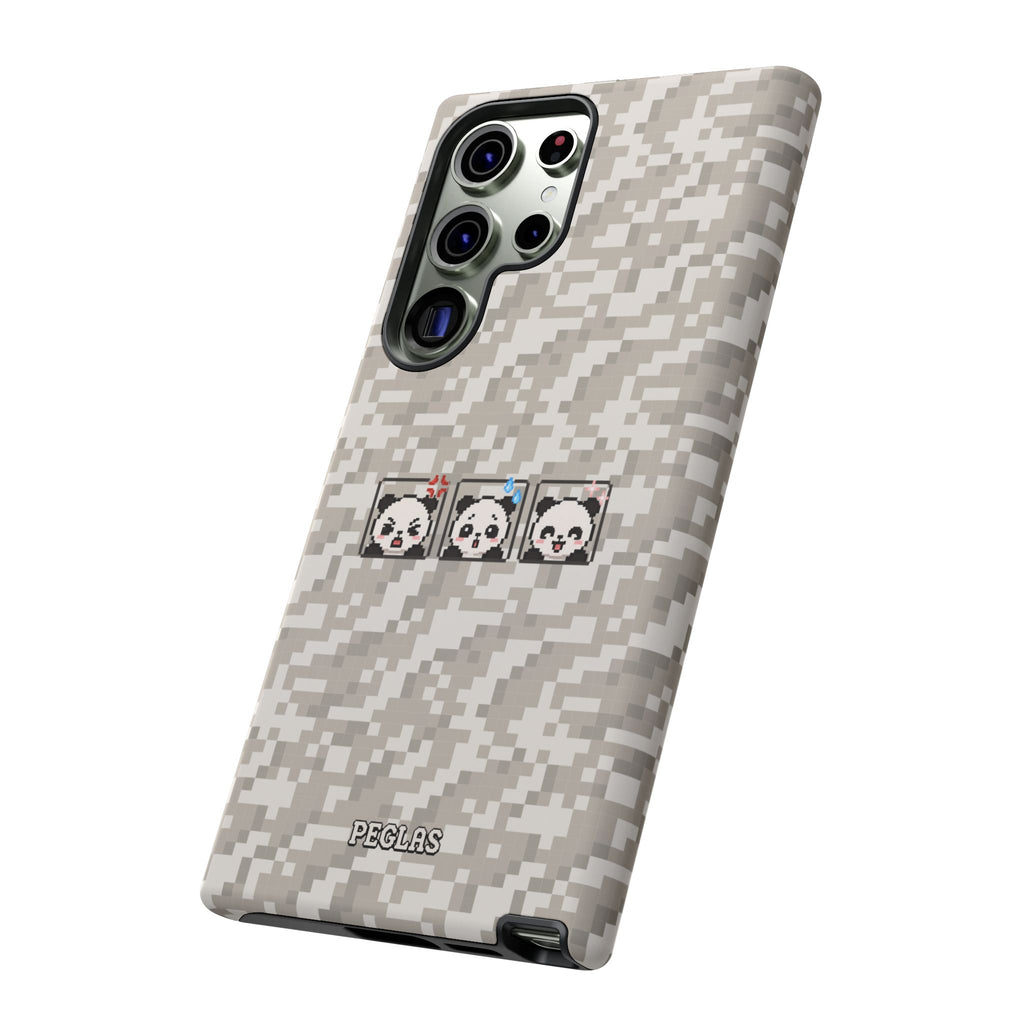Pixel Panda Emojis Tough Phone Case