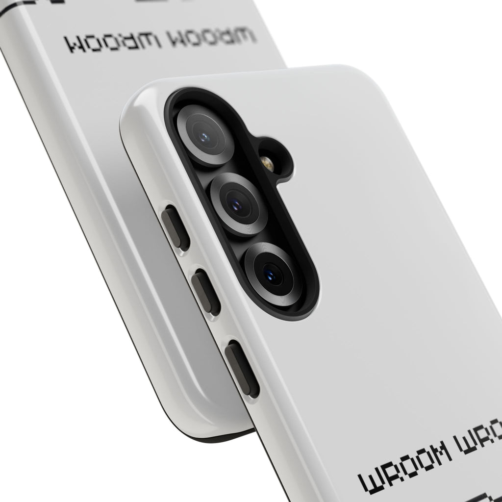 Retro Pixel Cars Phone Case — "Wroom Wroom" Tough Phone Cover