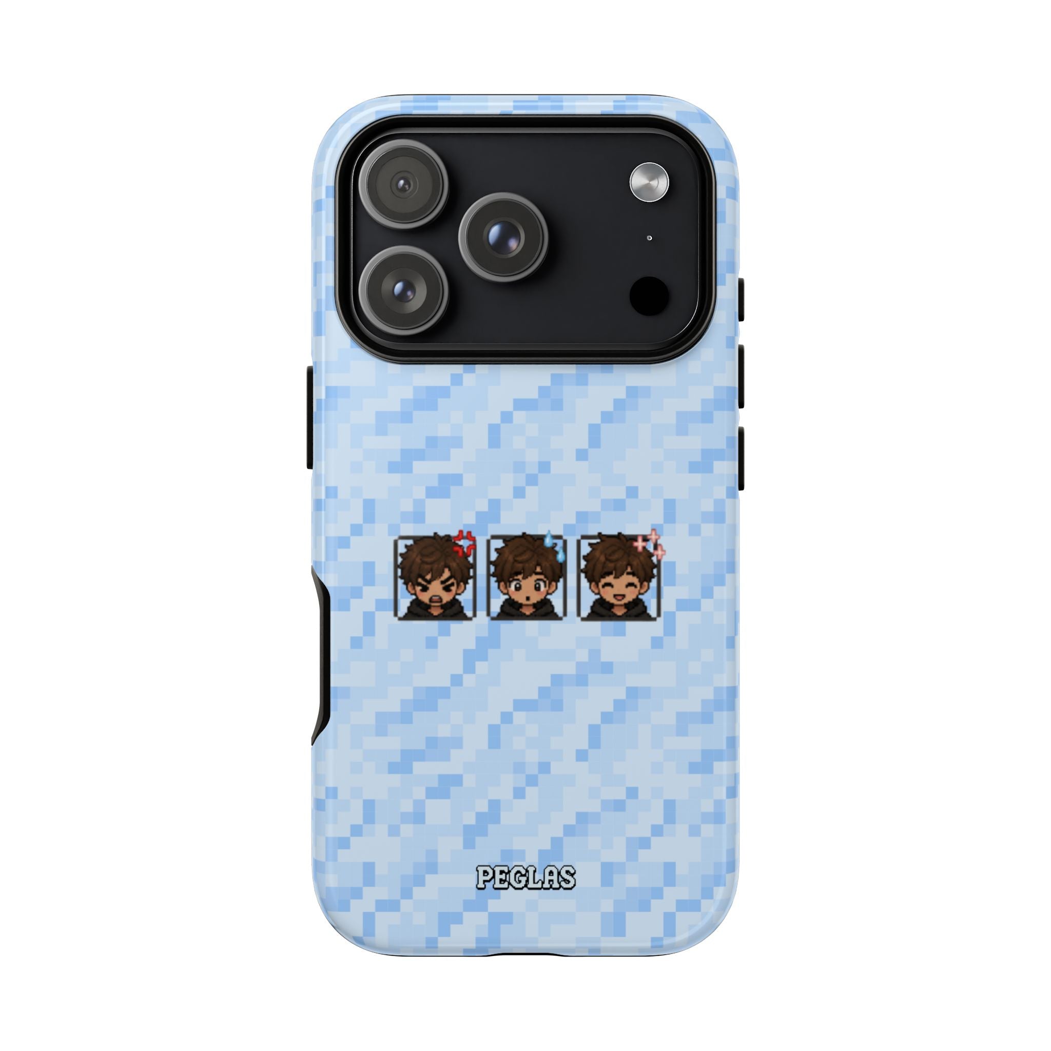 Blue Boy Emojis Blue Tough Phone Case