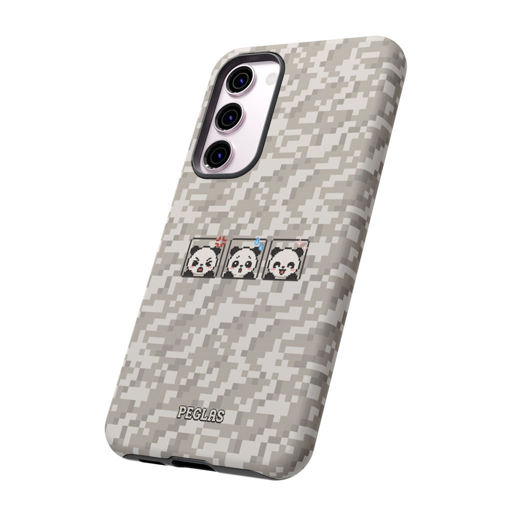 Pixel Panda Emojis Tough Phone Case