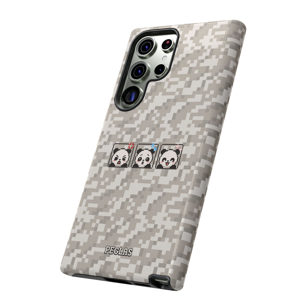 Pixel Panda Emojis Tough Phone Case