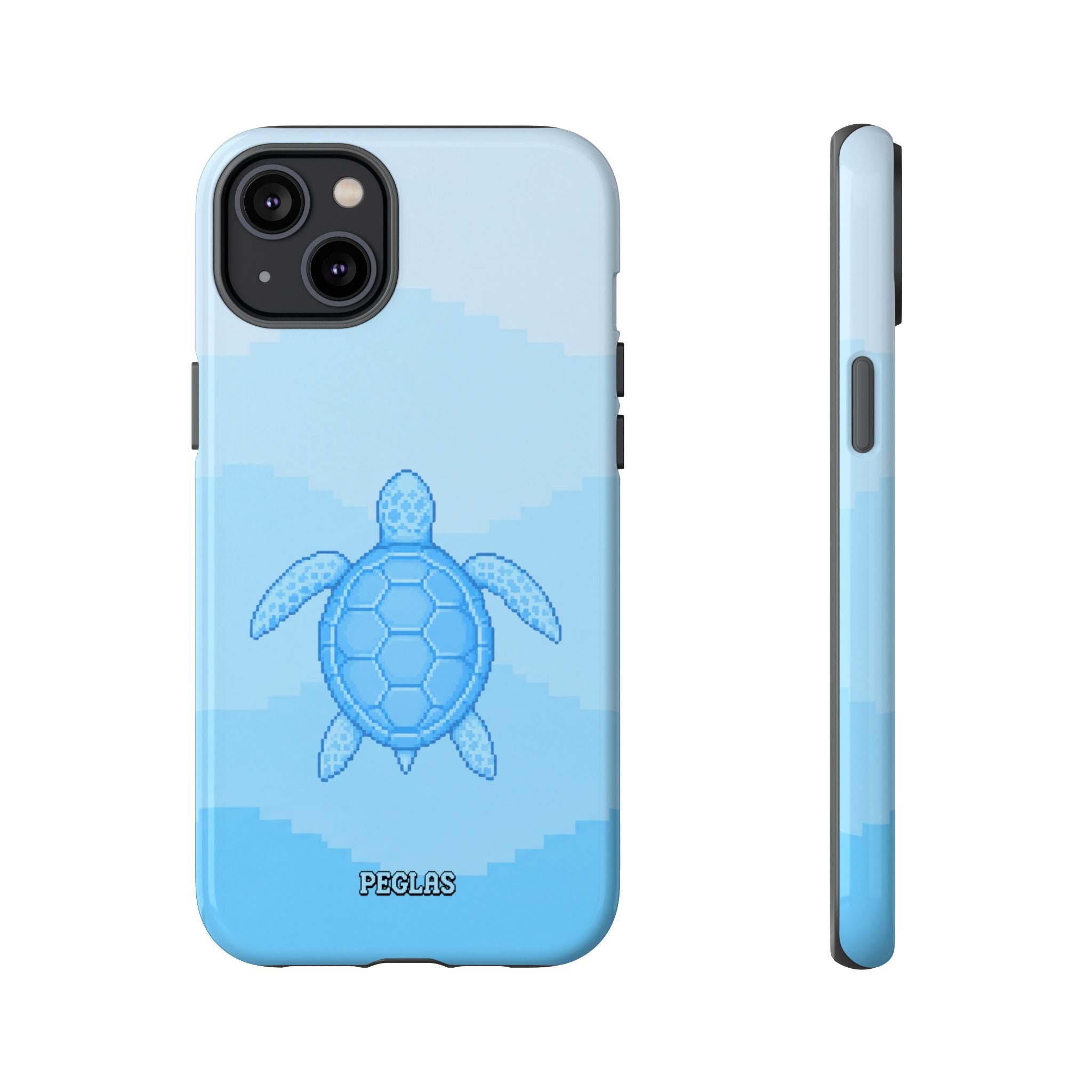 Ocean Blue Sea Turtle Phone Case — Cute Coastal iPhone Protective Cover