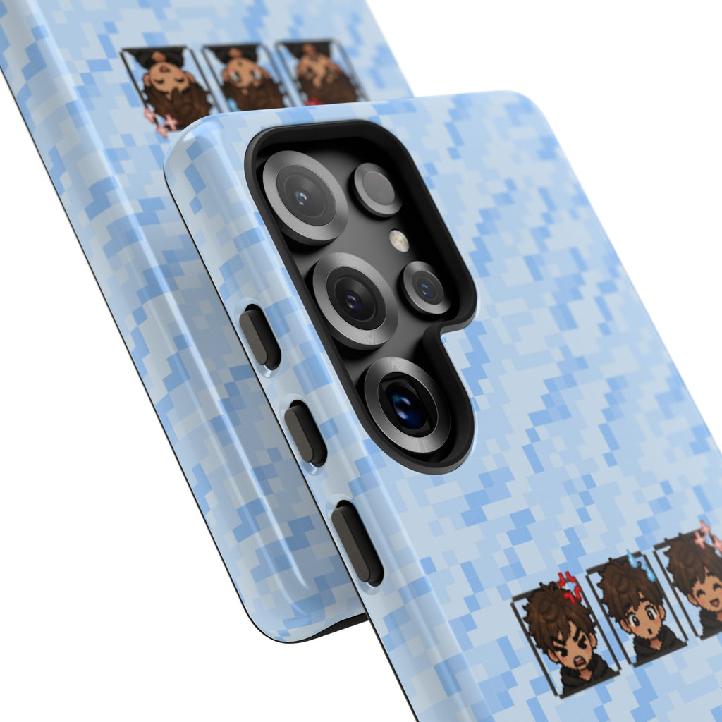 Blue Boy Emojis Blue Tough Phone Case