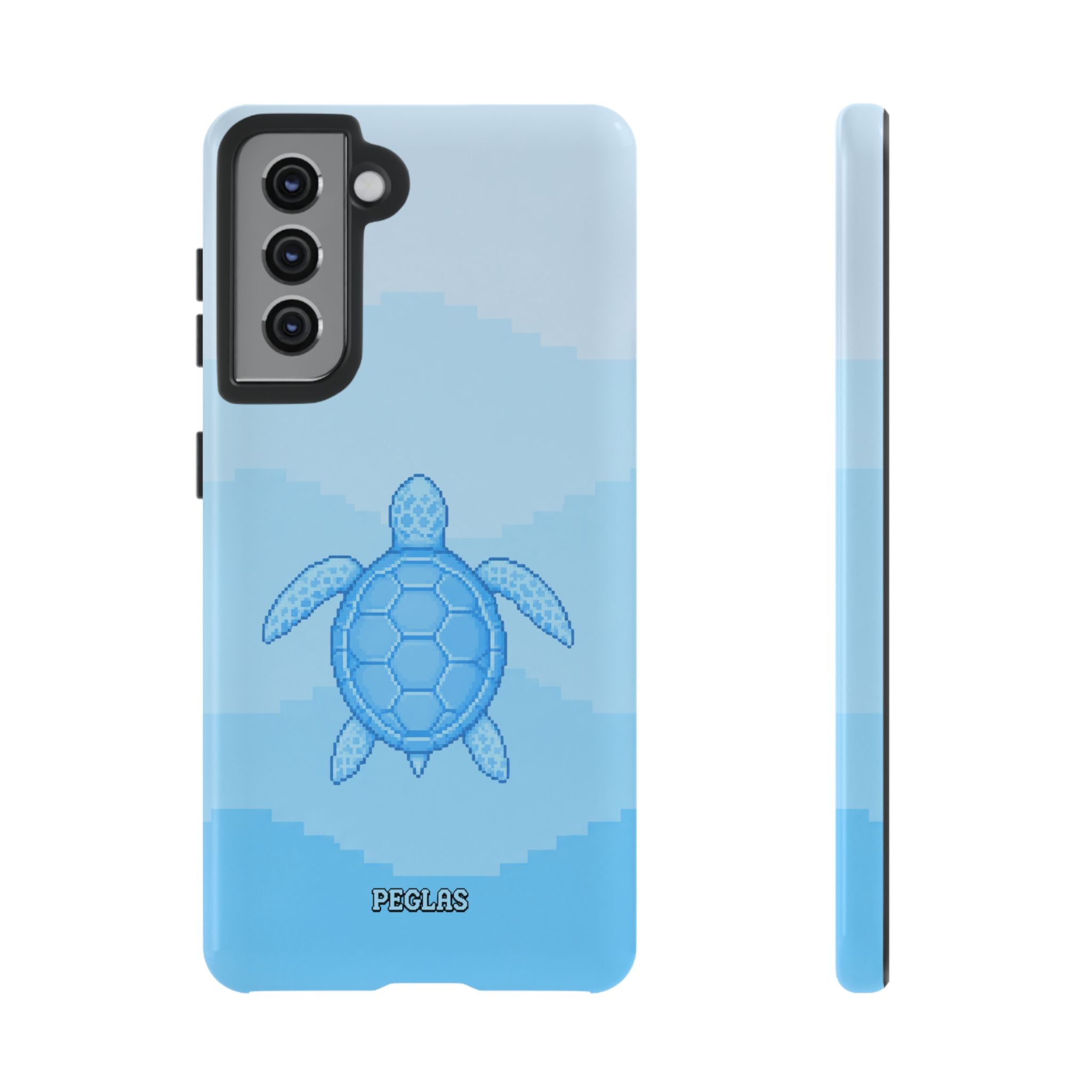 Ocean Blue Sea Turtle Phone Case — Cute Coastal iPhone Protective Cover