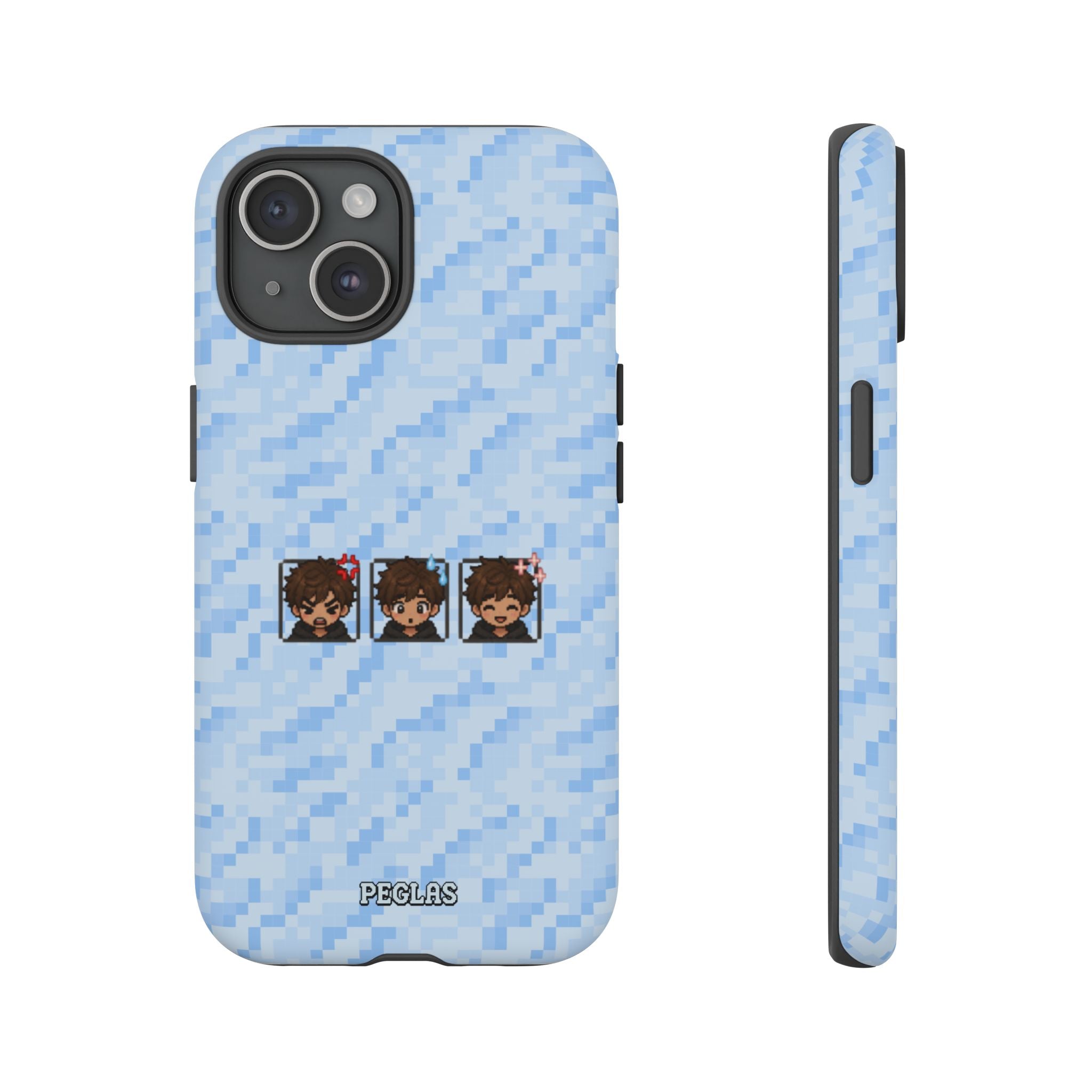 Blue Boy Emojis Blue Tough Phone Case