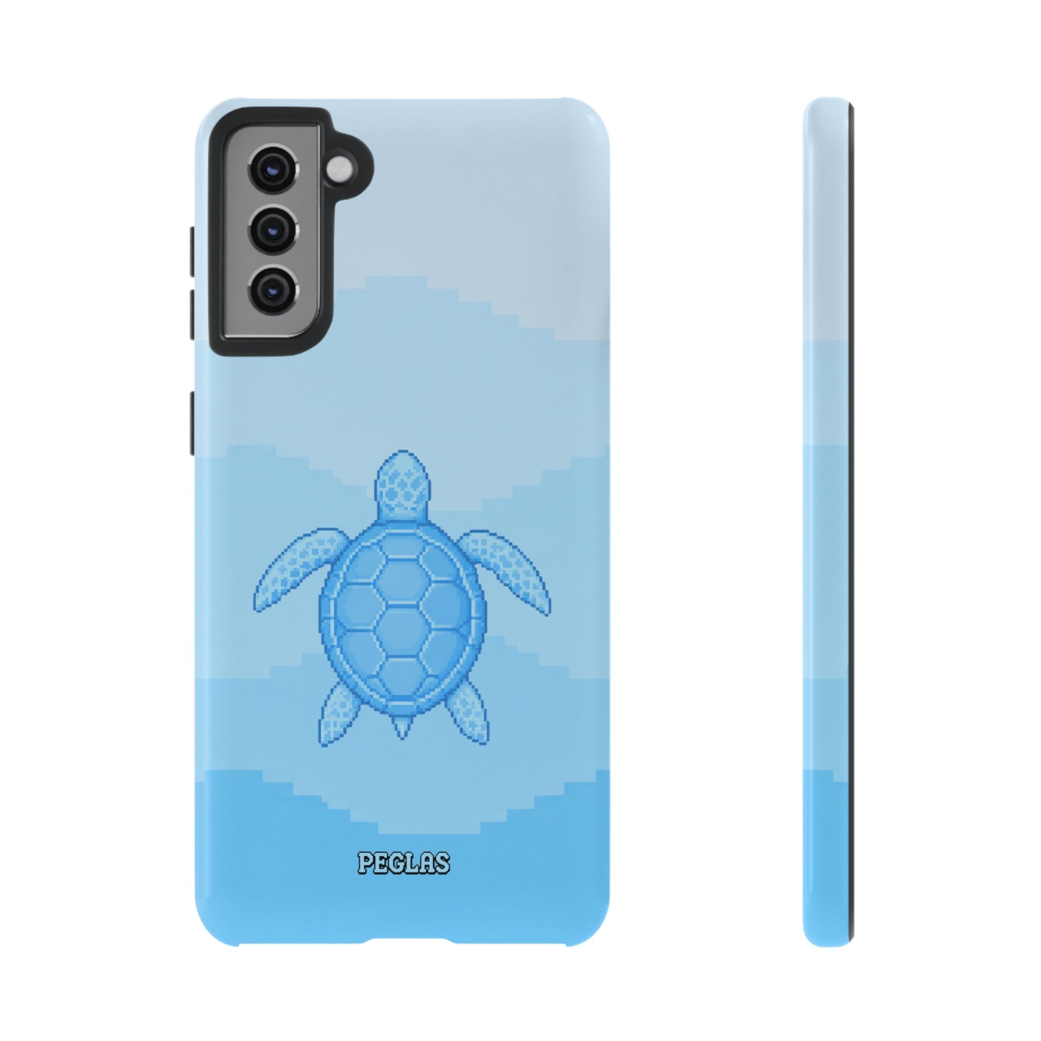 Ocean Blue Sea Turtle Phone Case — Cute Coastal iPhone Protective Cover