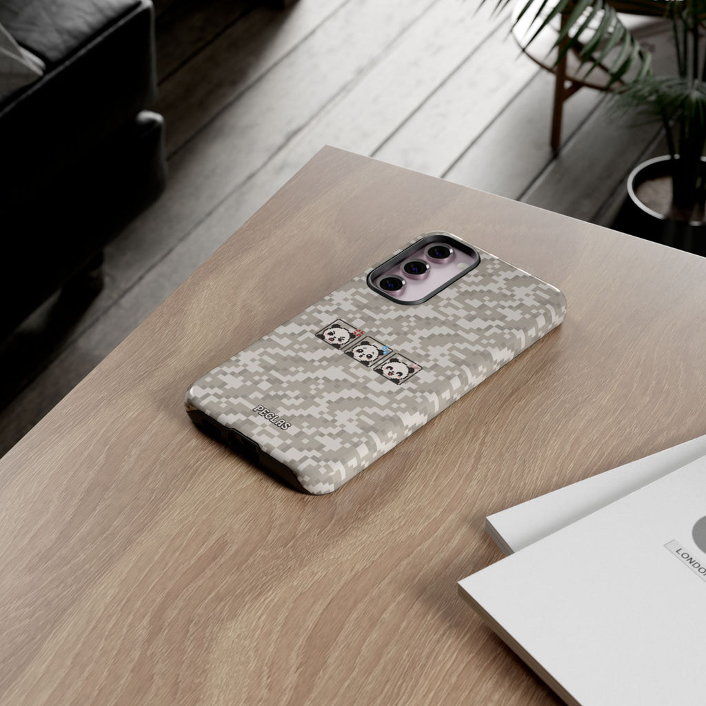 Pixel Panda Emojis Tough Phone Case