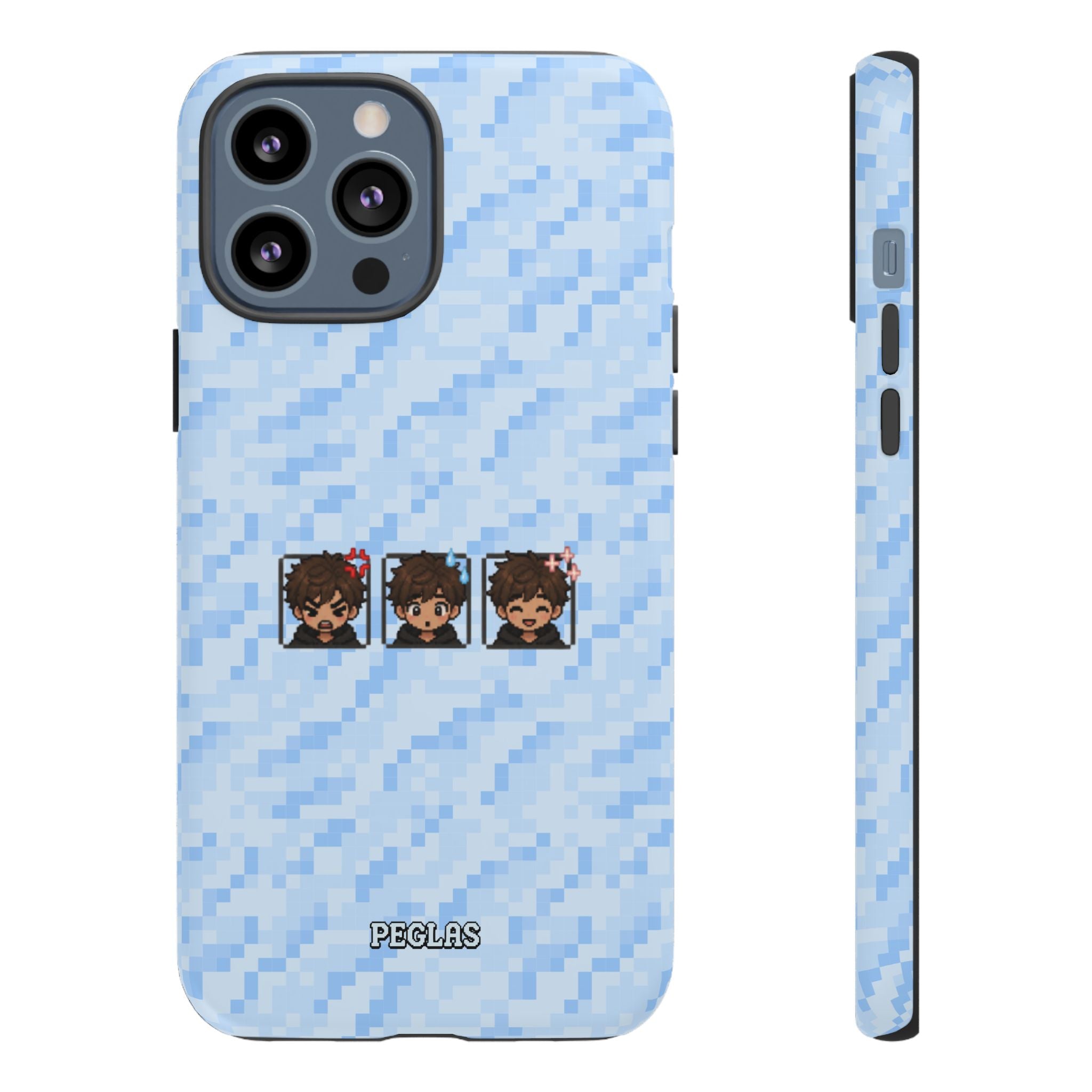 Blue Boy Emojis Blue Tough Phone Case