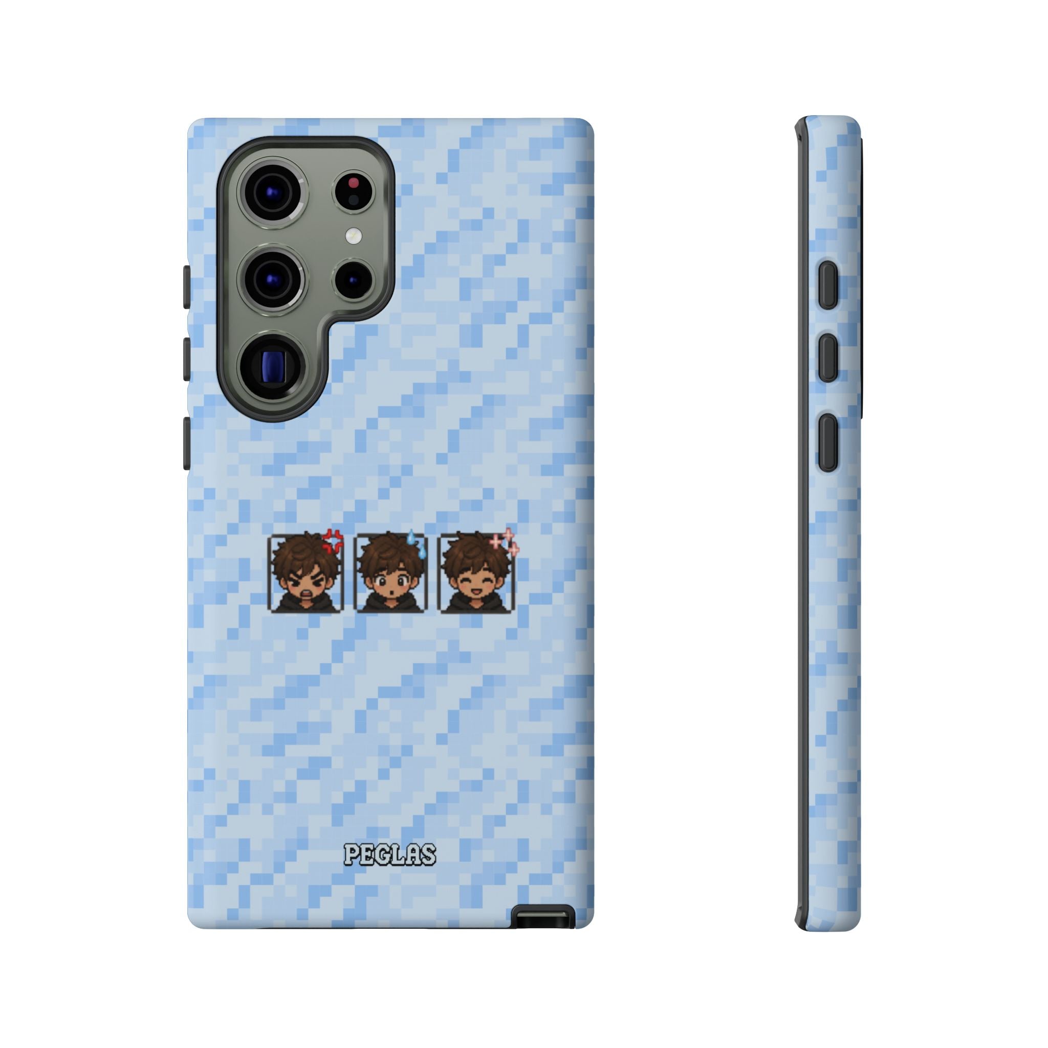 Blue Boy Emojis Blue Tough Phone Case