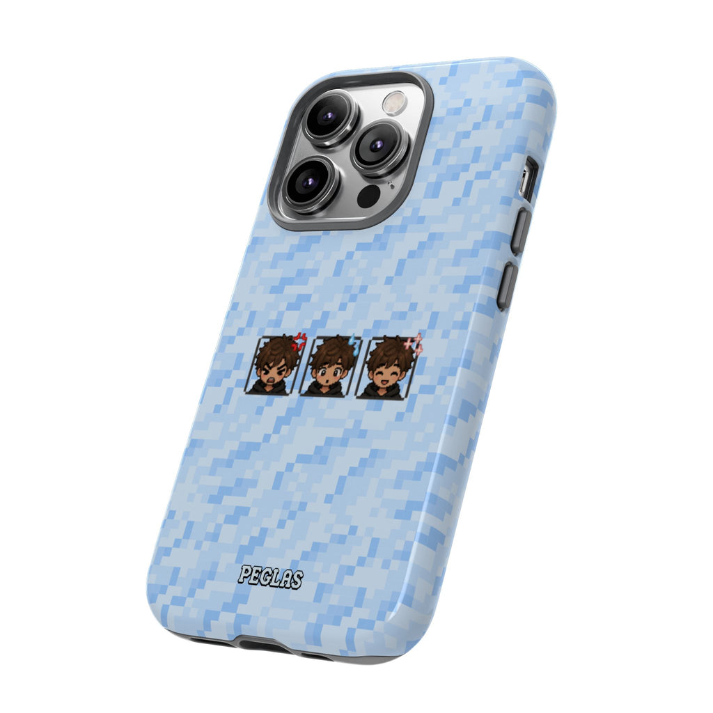 Blue Boy Emojis Blue Tough Phone Case
