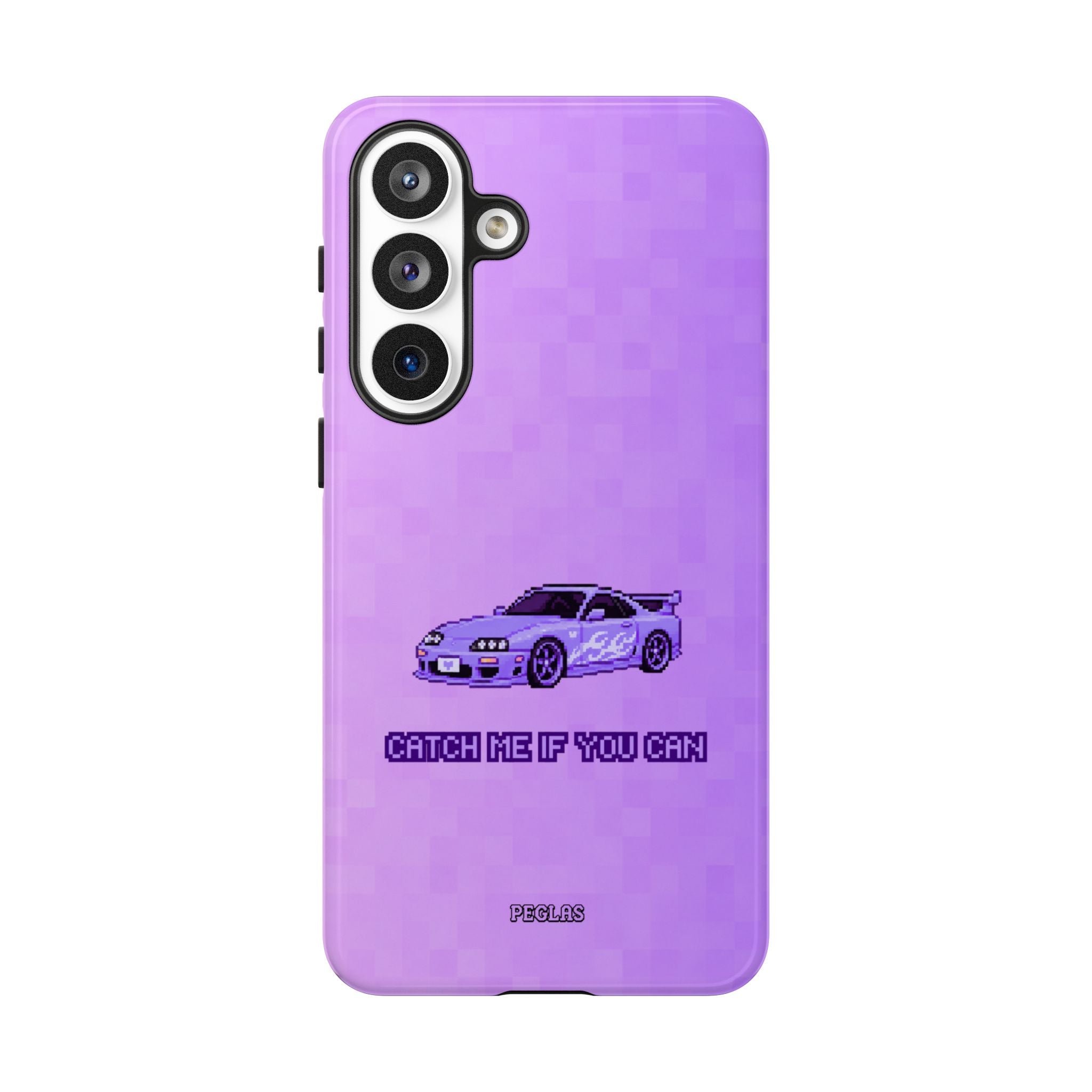 Purple Sports Car Phone Case — "Catch Me If You Can" Tough Phone Case
