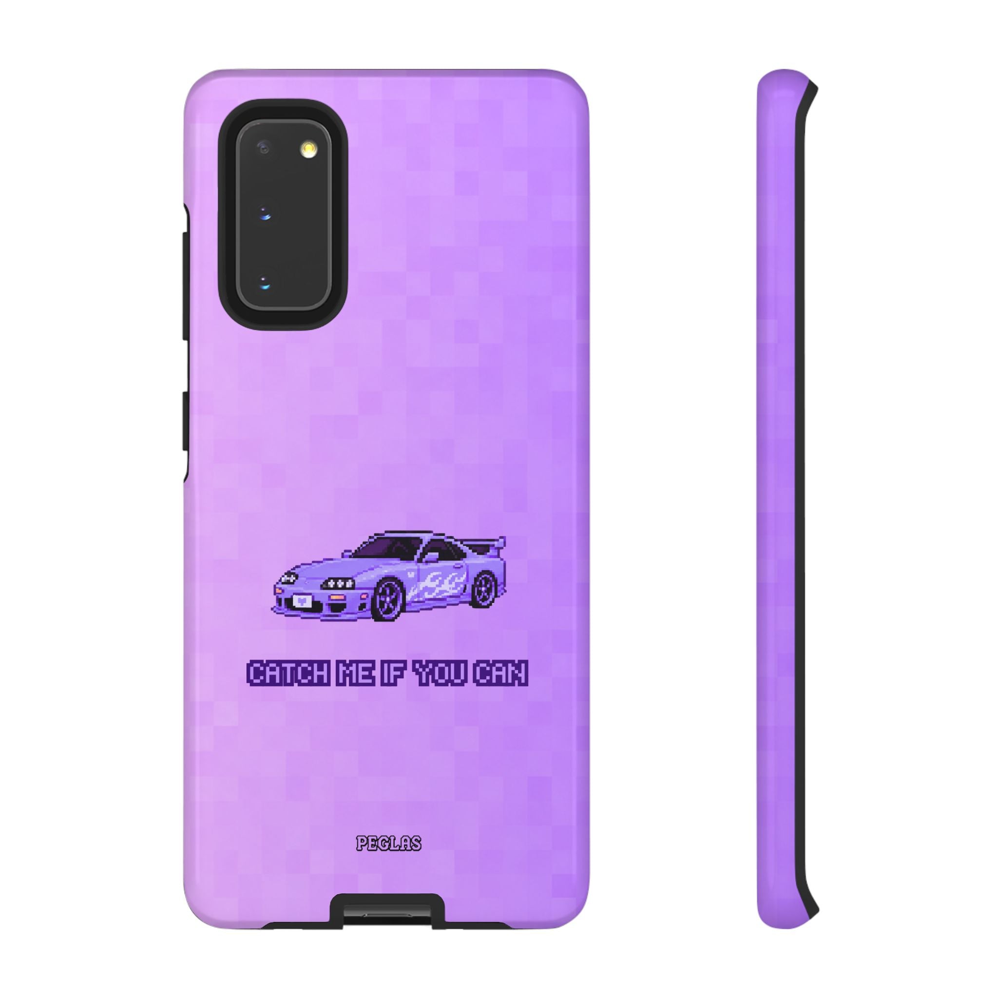 Purple Sports Car Phone Case — "Catch Me If You Can" Tough Phone Case