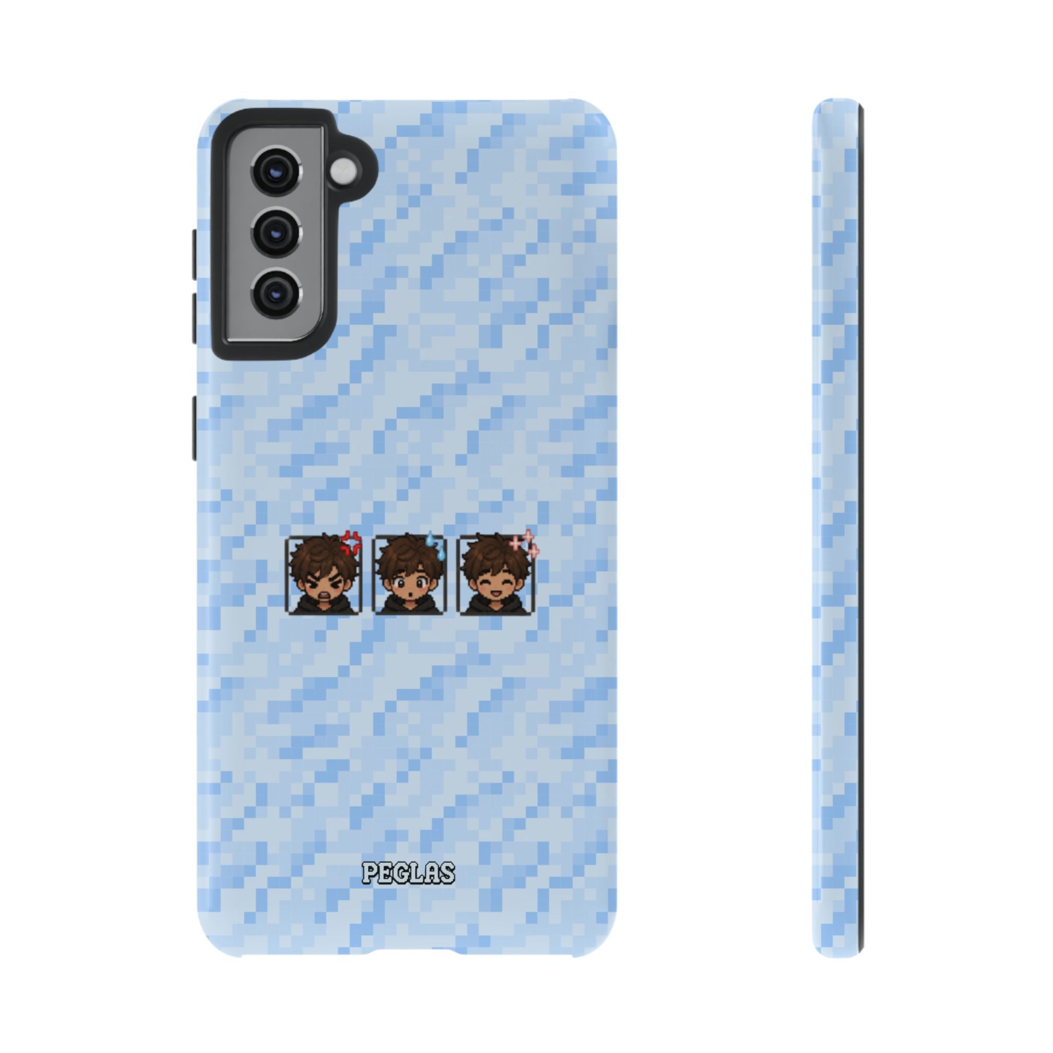 Blue Boy Emojis Blue Tough Phone Case