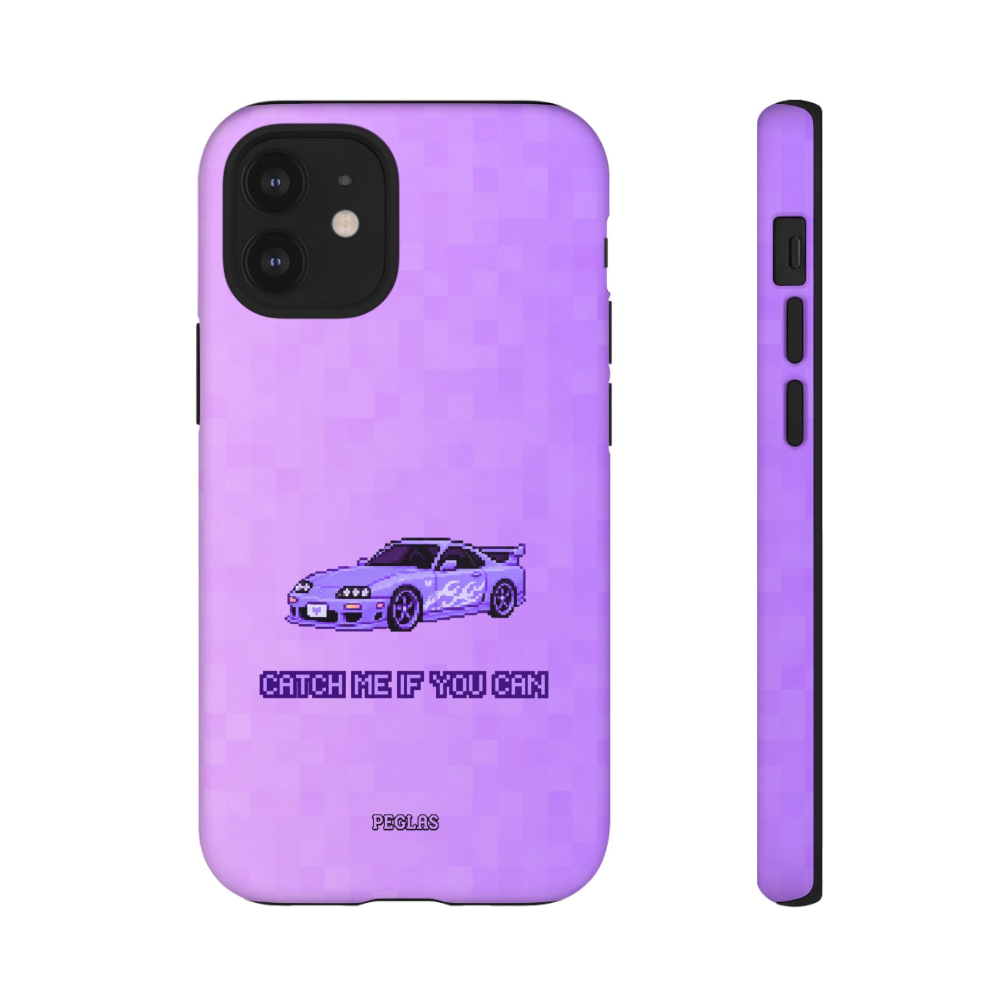 Purple Sports Car Phone Case — "Catch Me If You Can" Tough Phone Case