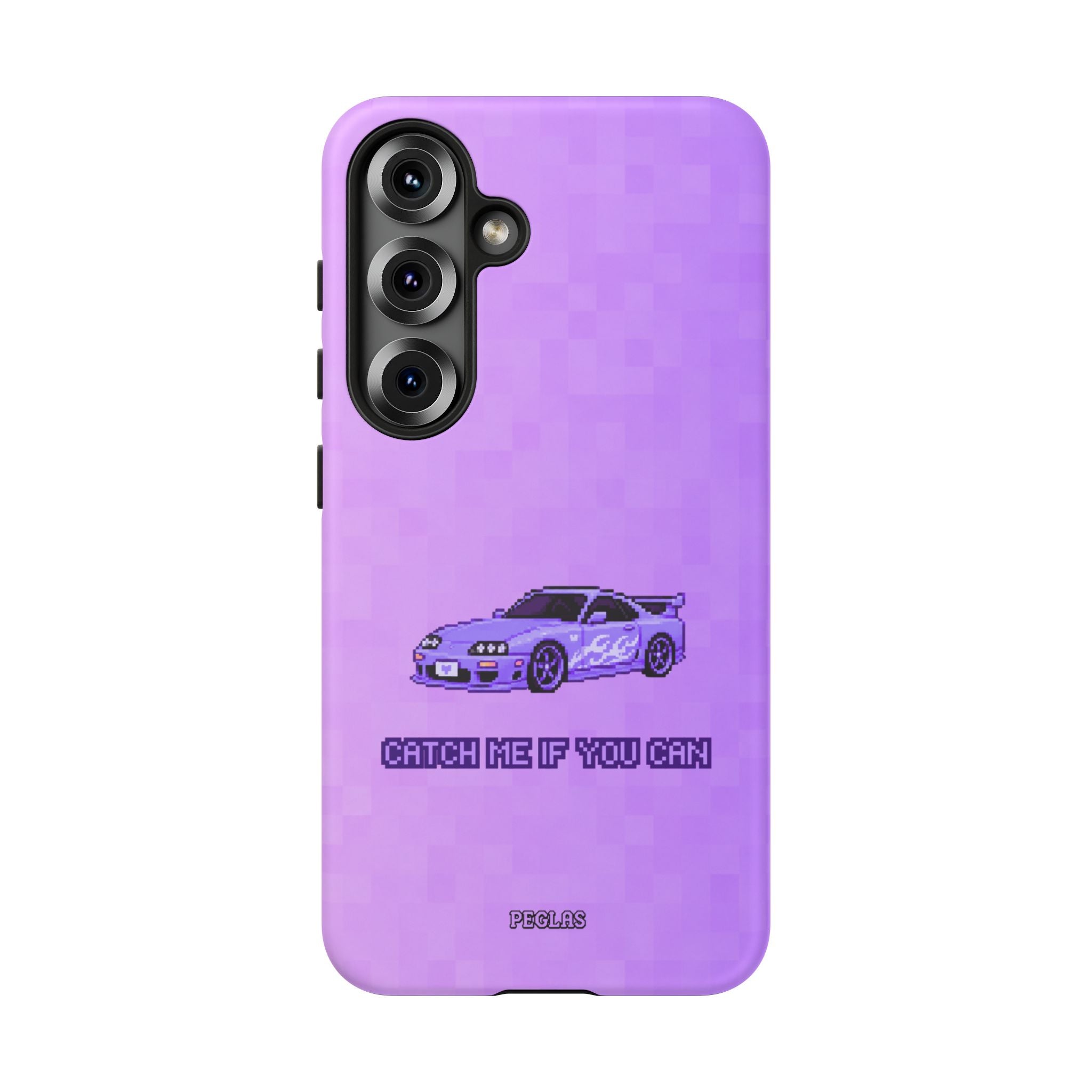 Purple Sports Car Phone Case — "Catch Me If You Can" Tough Phone Case